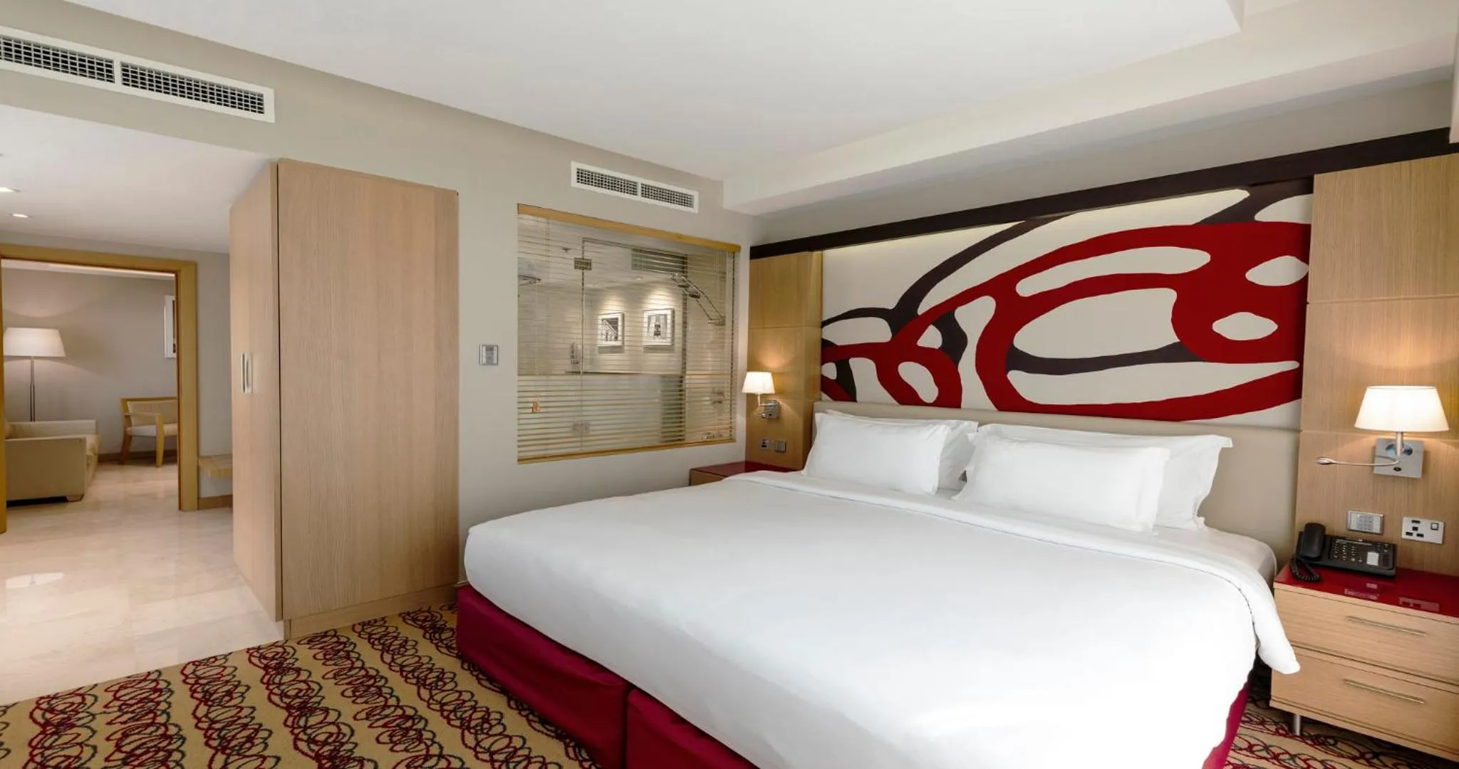 Bed in Radisson Blu Hotel, Doha