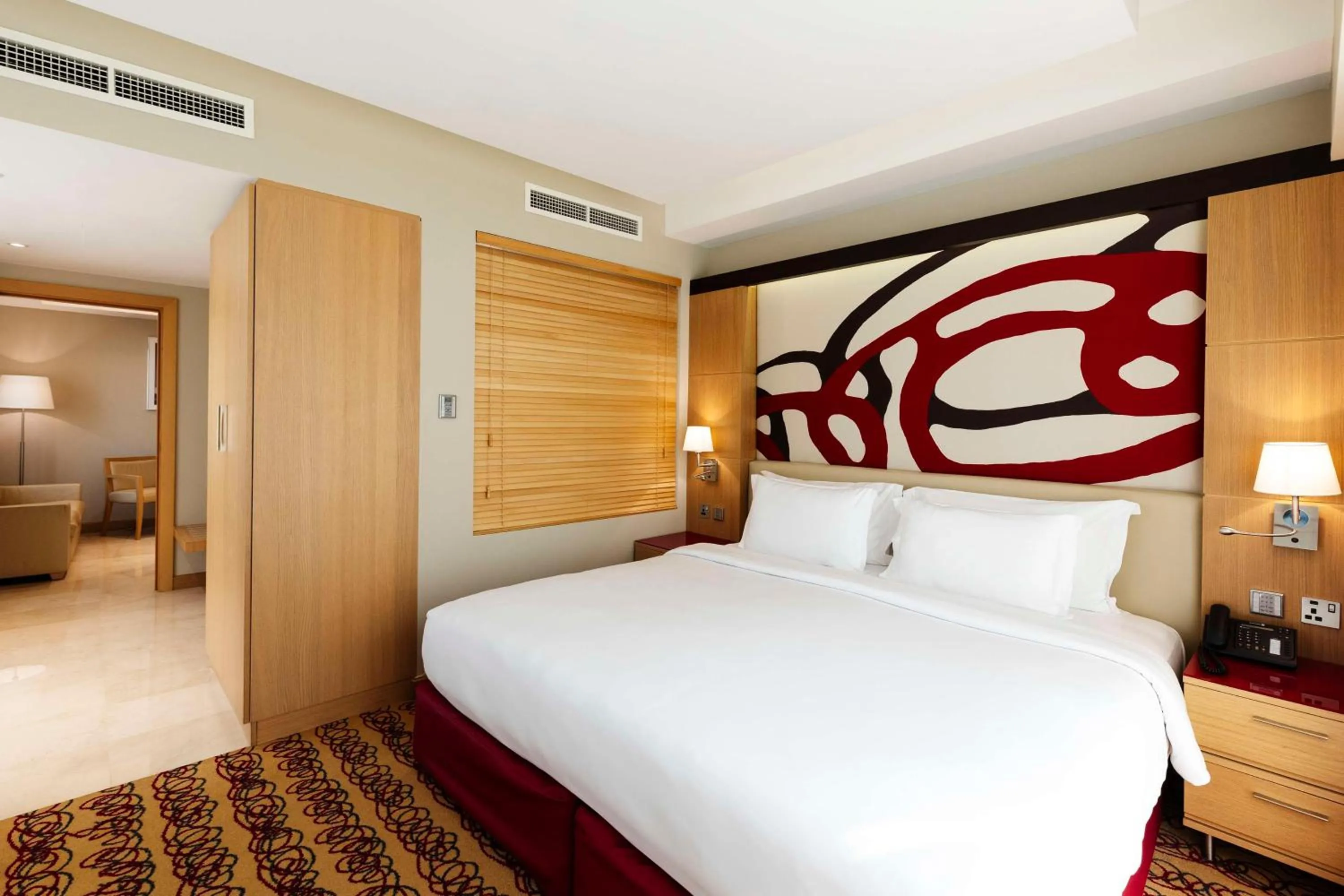 Photo of the whole room, Bed in Radisson Blu Hotel, Doha