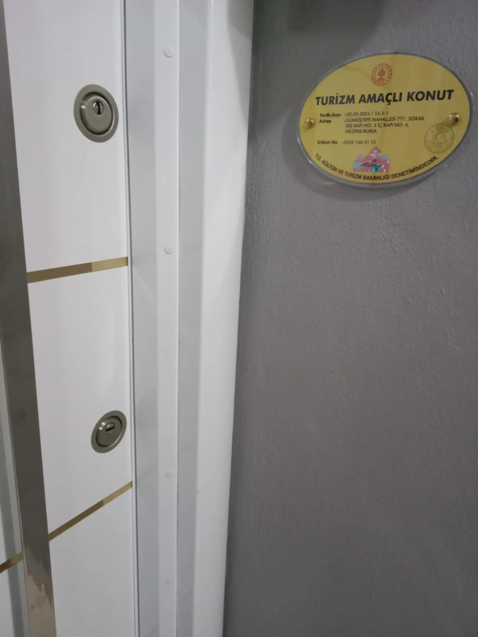 Property logo or sign in Golden Hour Apartment بورصة شقة مريحة Bursa Nilufer مَنْظَرٌ جَمِيلٌ