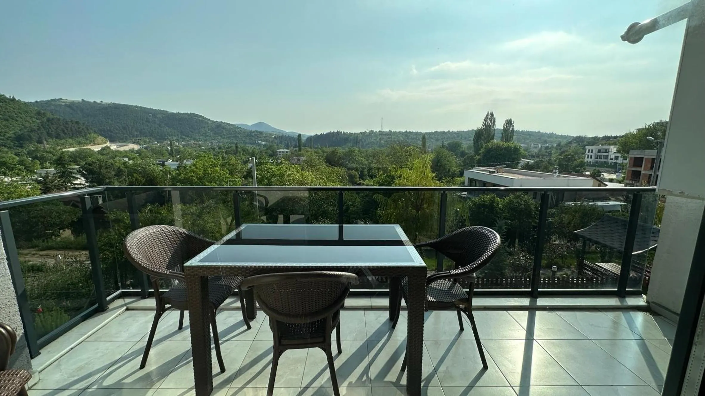 View (from property/room) in Golden Hour Apartment بورصة شقة مريحة Bursa Nilufer مَنْظَرٌ جَمِيلٌ