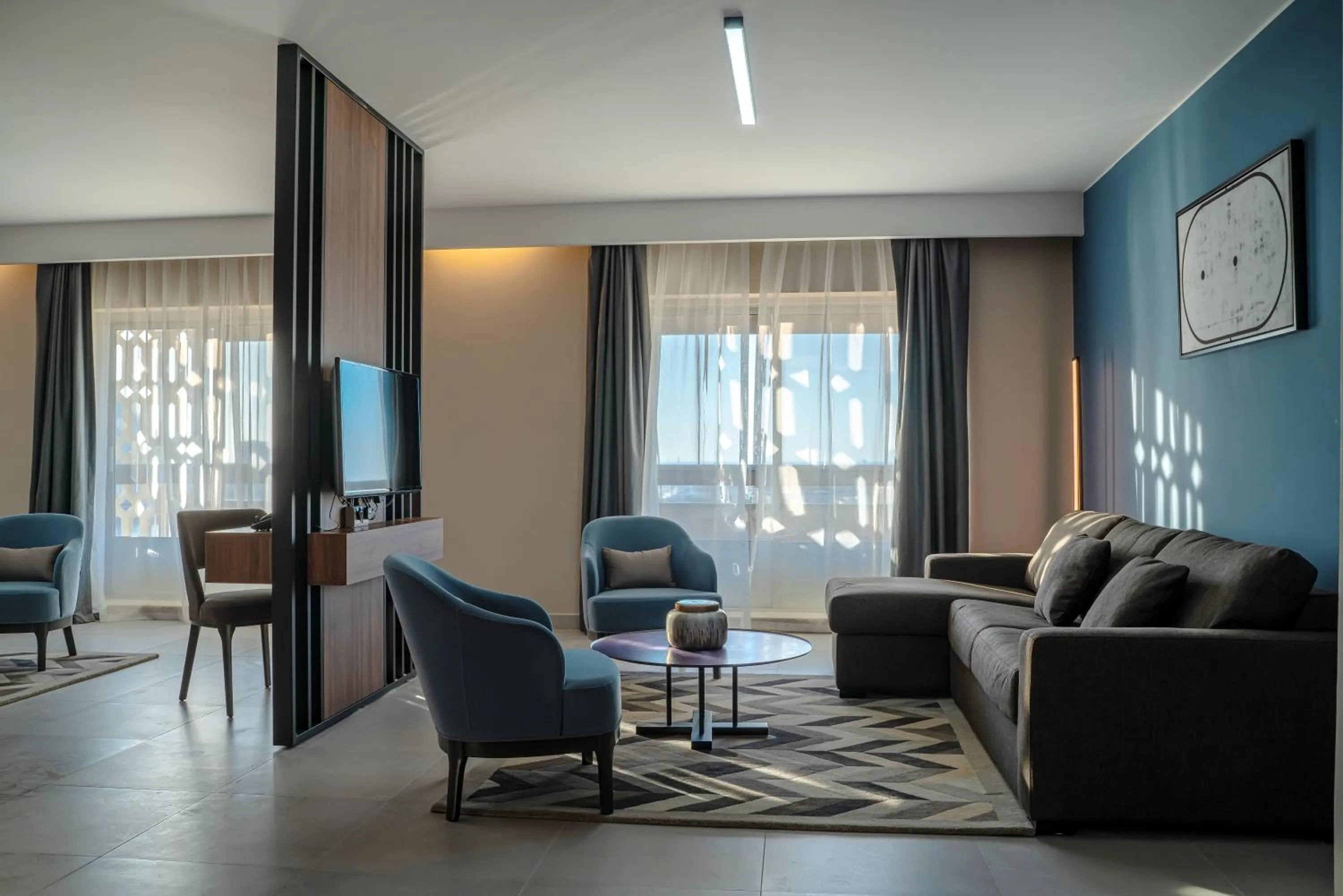 Living room in Hotel Holiday International