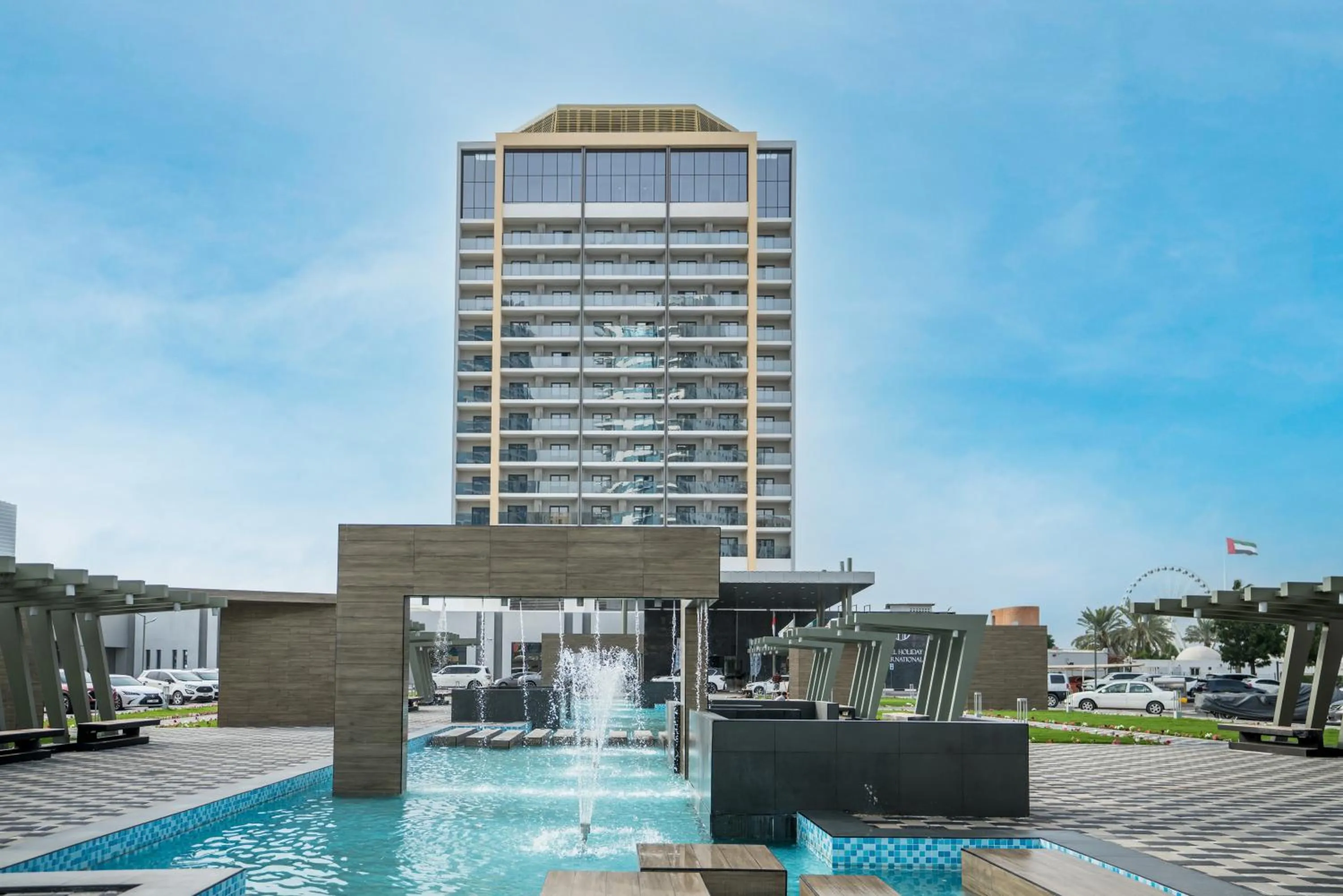 Property building in Hotel Holiday International