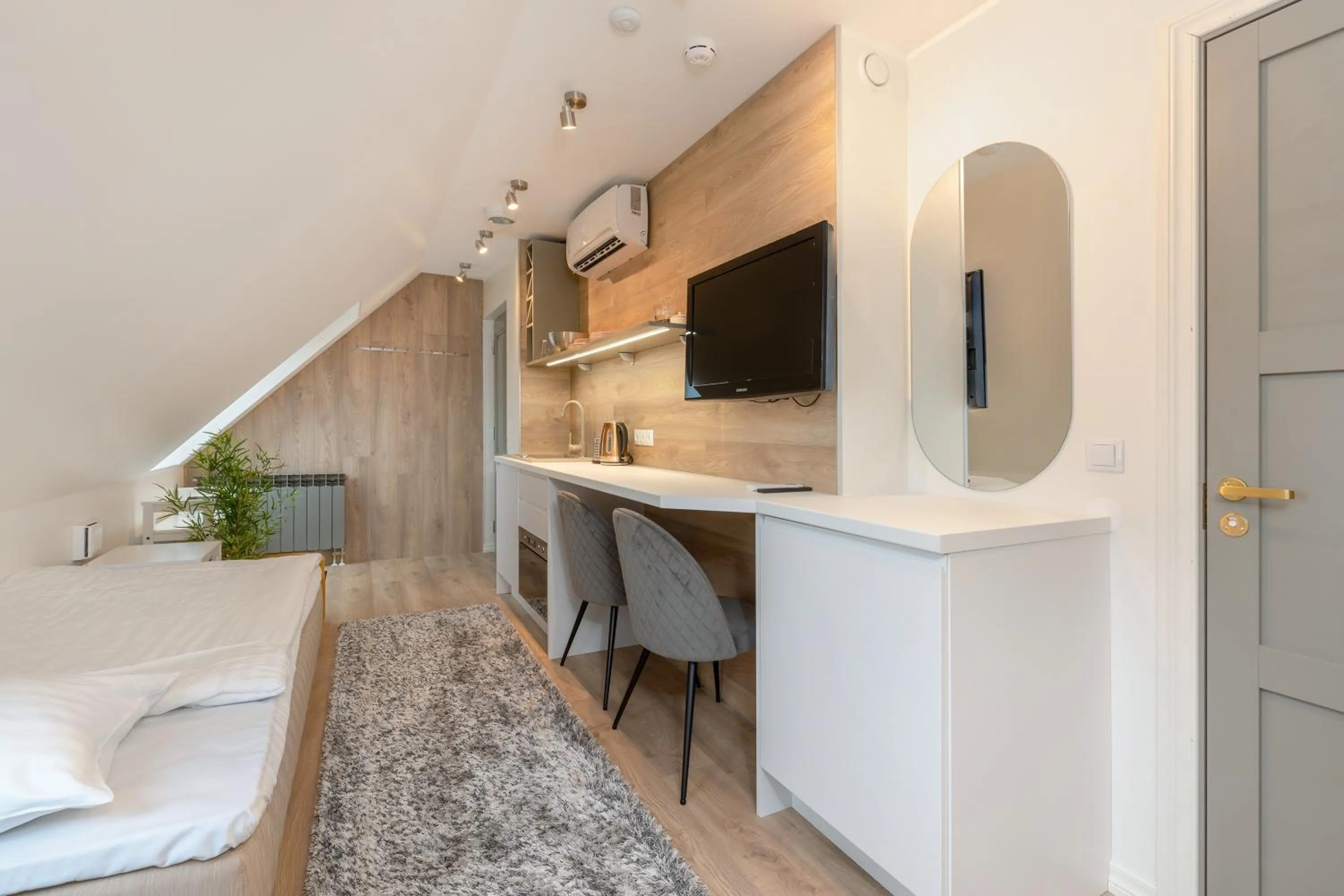 Budget Twin Room in Põlva Maja apartments - contactless check-in
