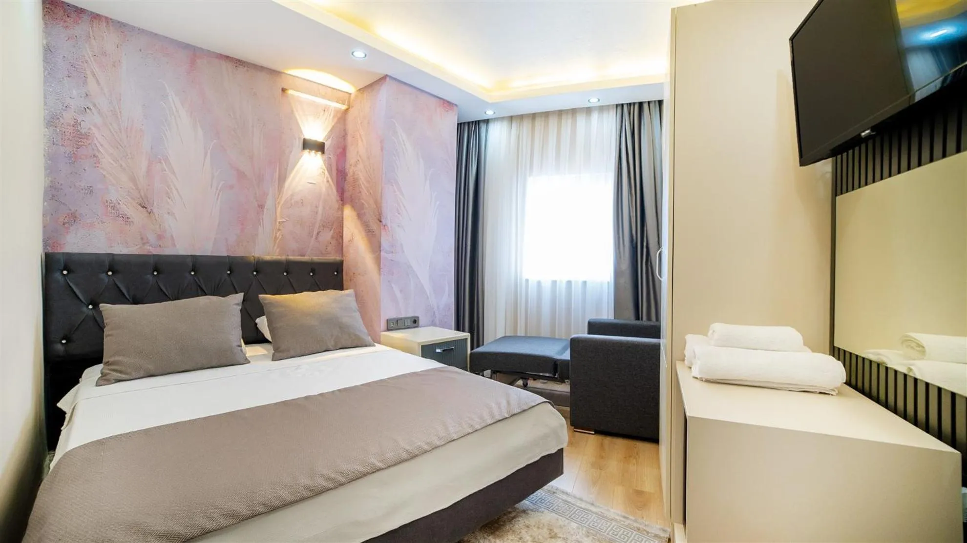 View (from property/room), Bed in Blue Marina Hotel & Spa