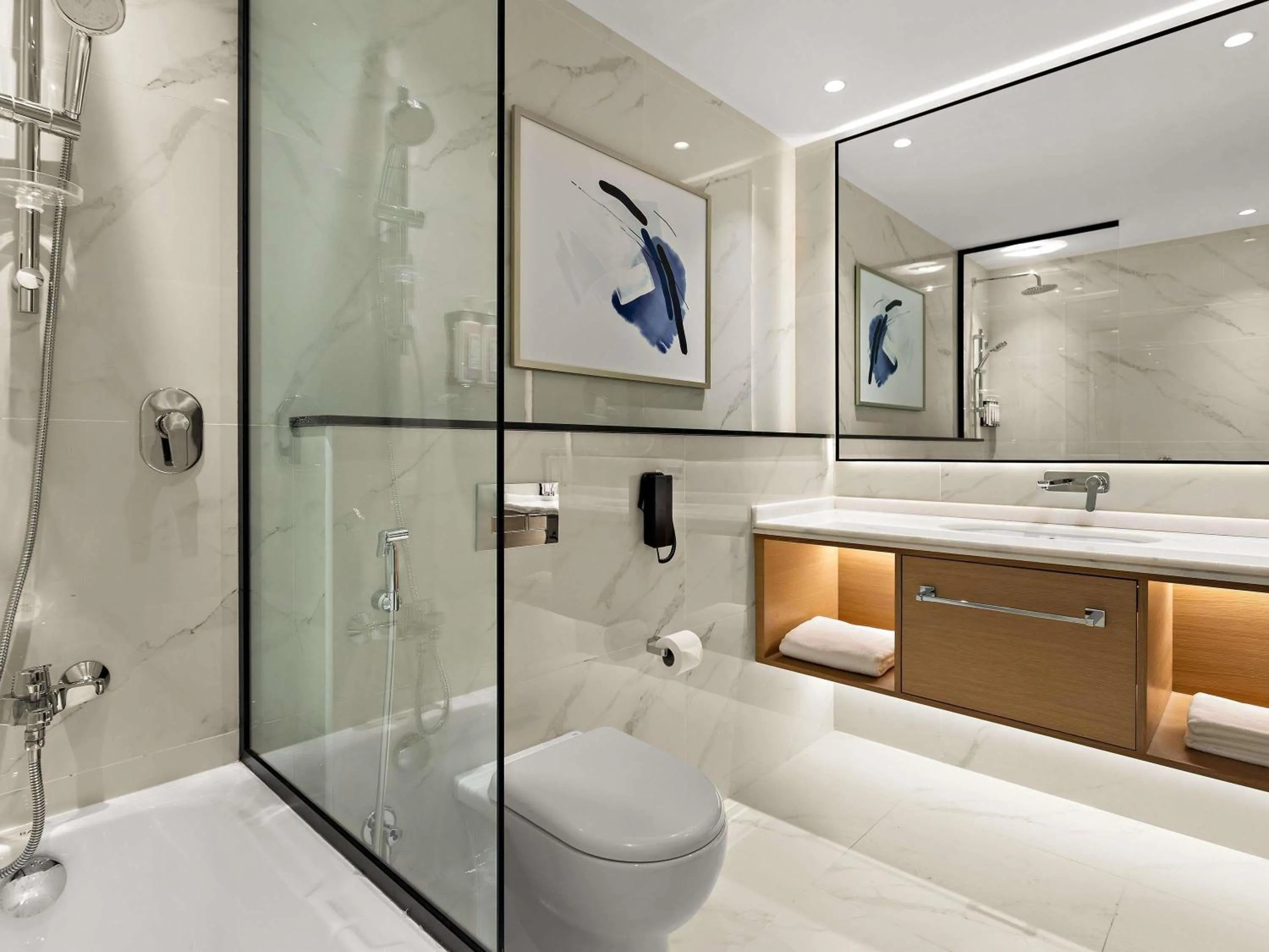 Bedroom in Mövenpick Hotel & Apartments Bur Dubai