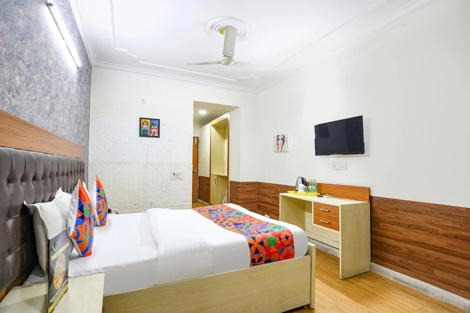 Bed in FabHotel Prime Praathana