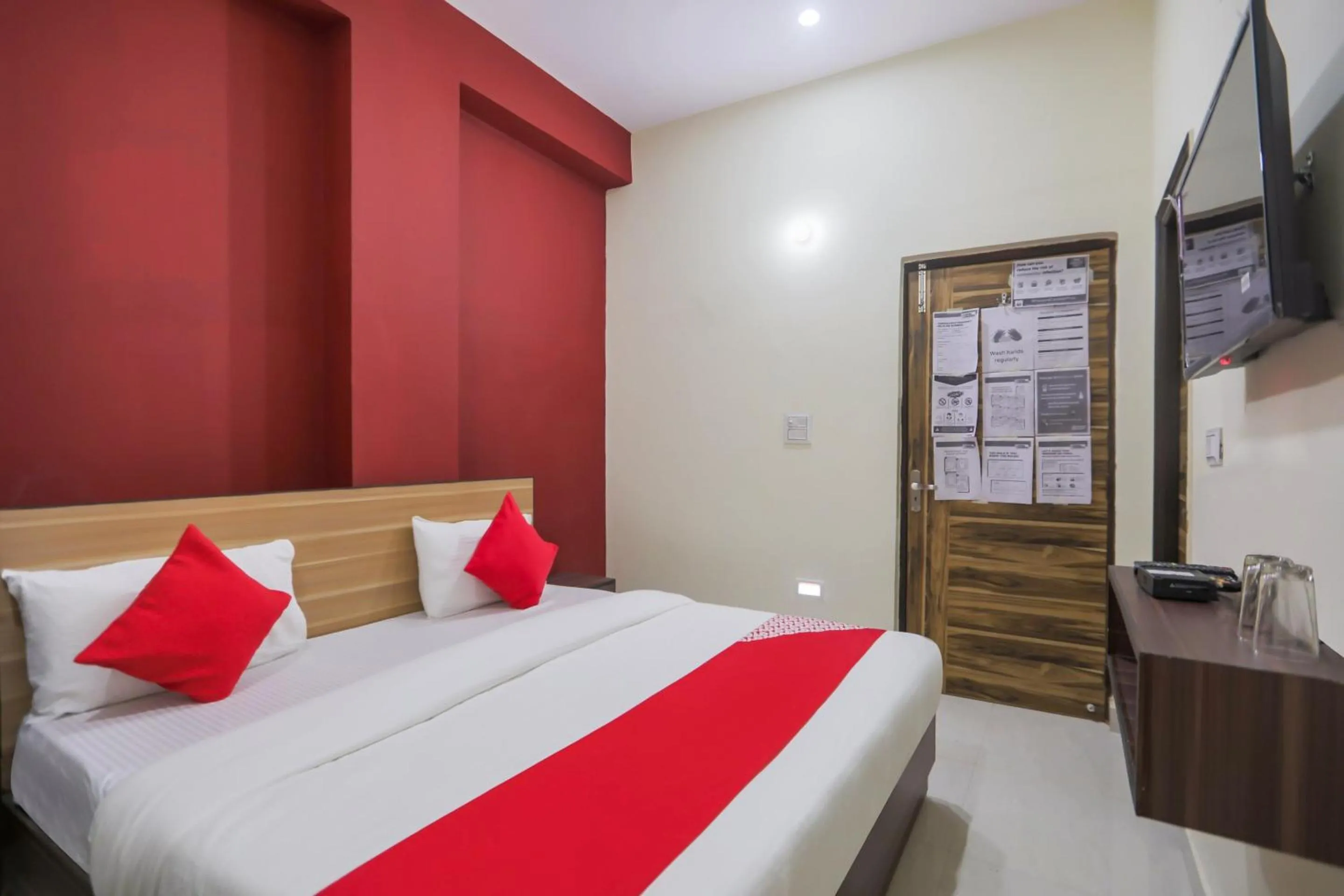 Bedroom, Bed in Hotel O Sewa Residency