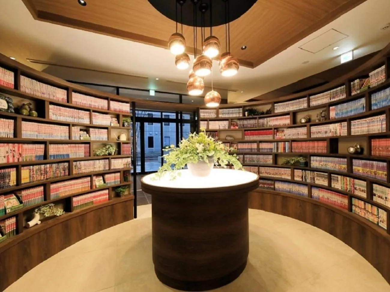 Library in QuintessaHotel FukuokaTenjin Comic&Books