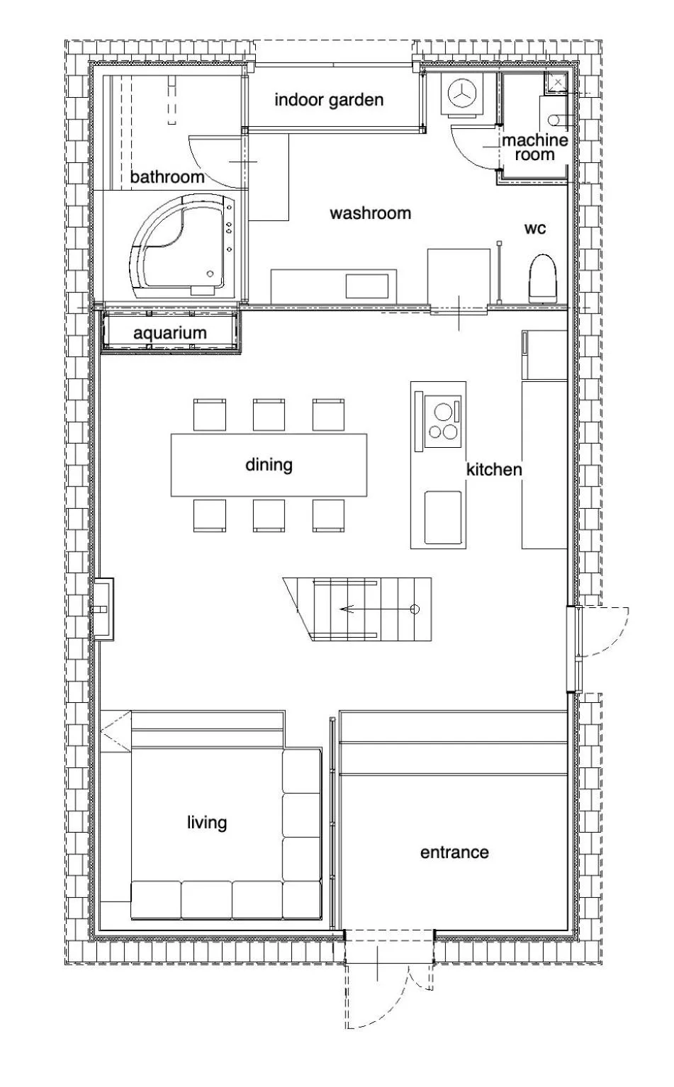 Floor plan in Pres de La Mer