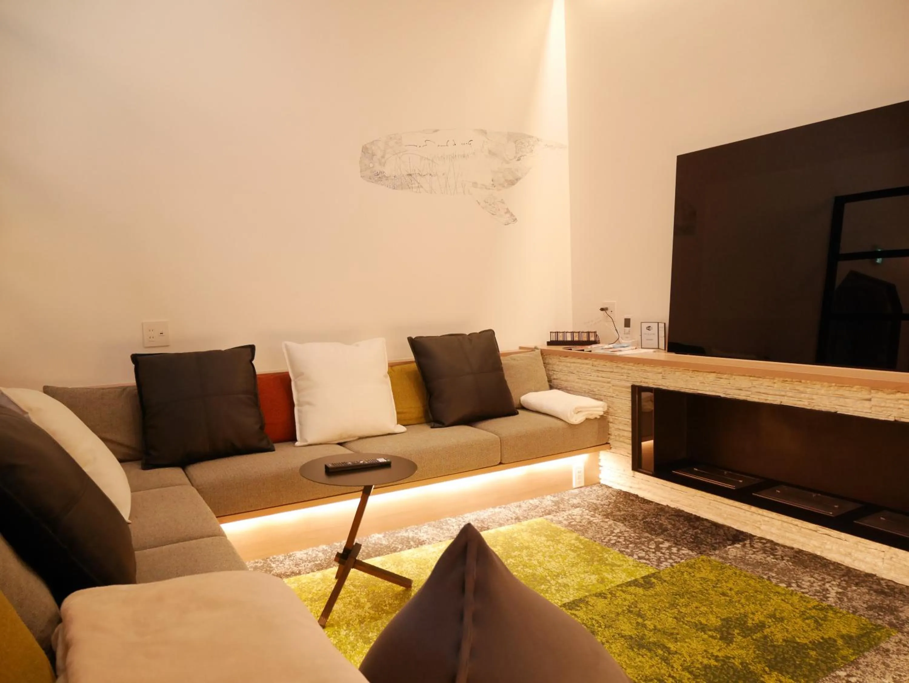 Living room in Pres de La Mer