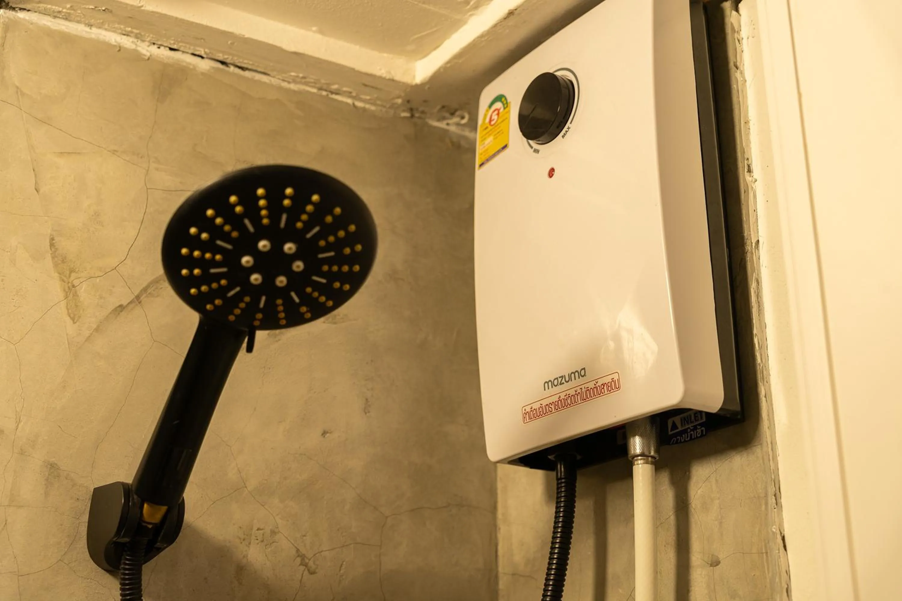 Shower in KAYAN Hostel