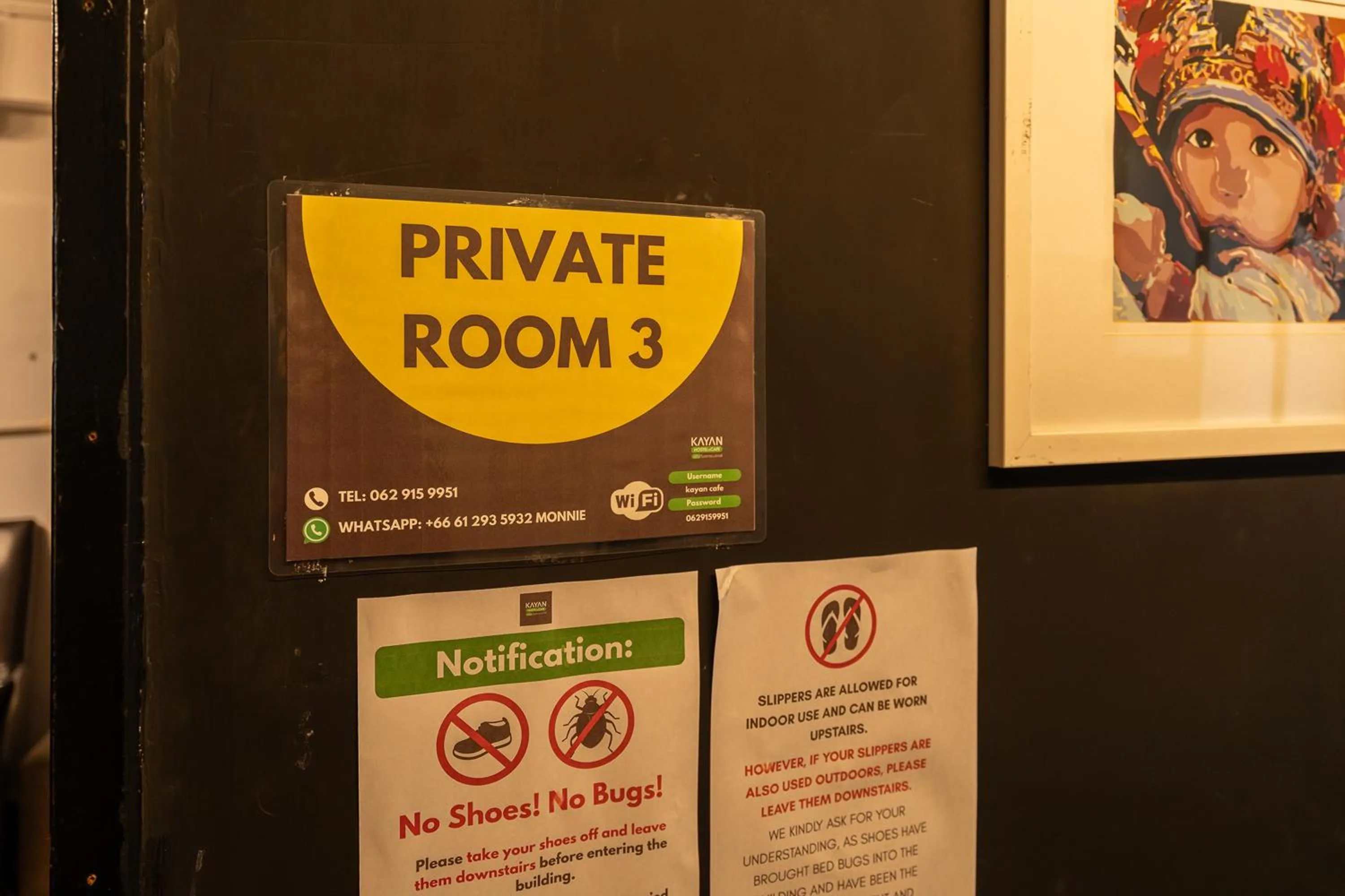 Bedroom in KAYAN Hostel