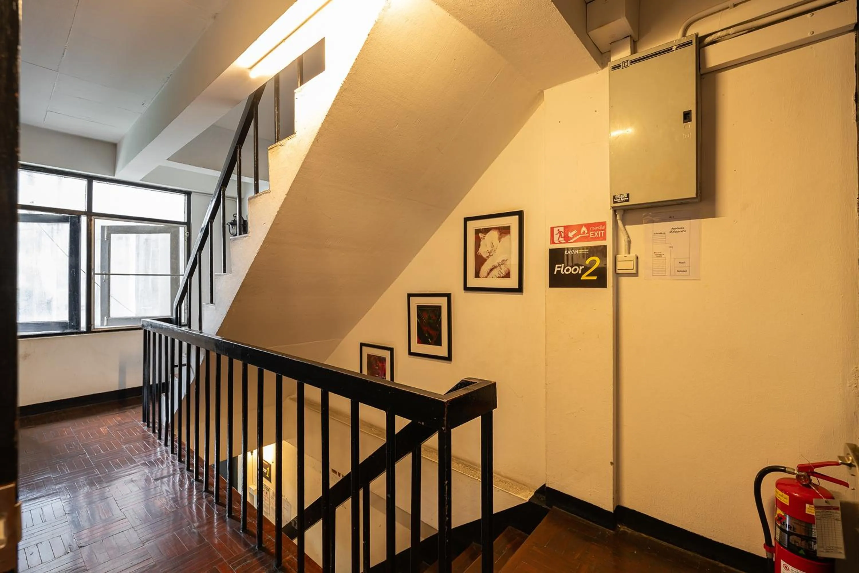 Floor plan in KAYAN Hostel