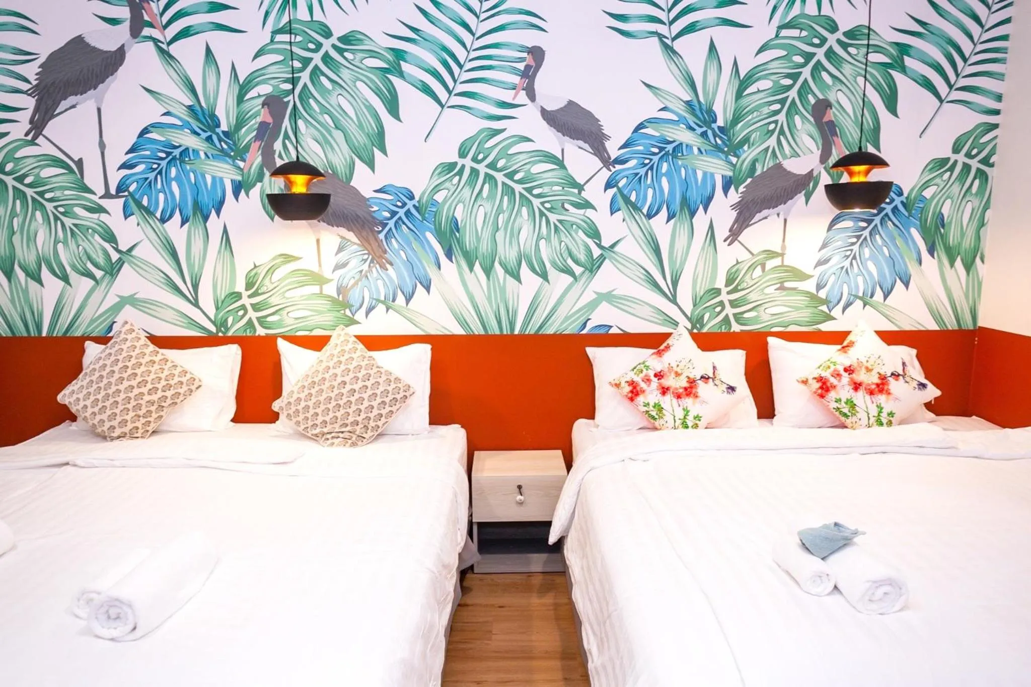 Bed in JINGLE JUNGLE RESORT KHAOYAI