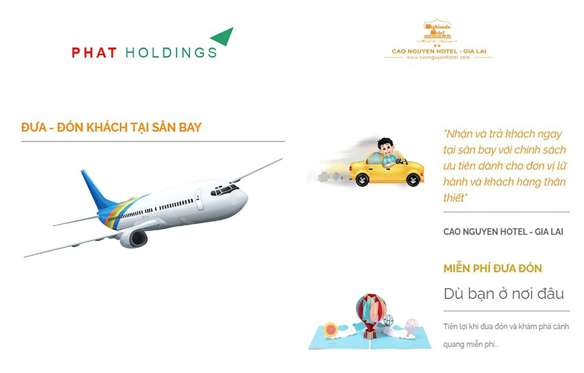 shuttle in Cao Nguyen Hotel - Gia Lai