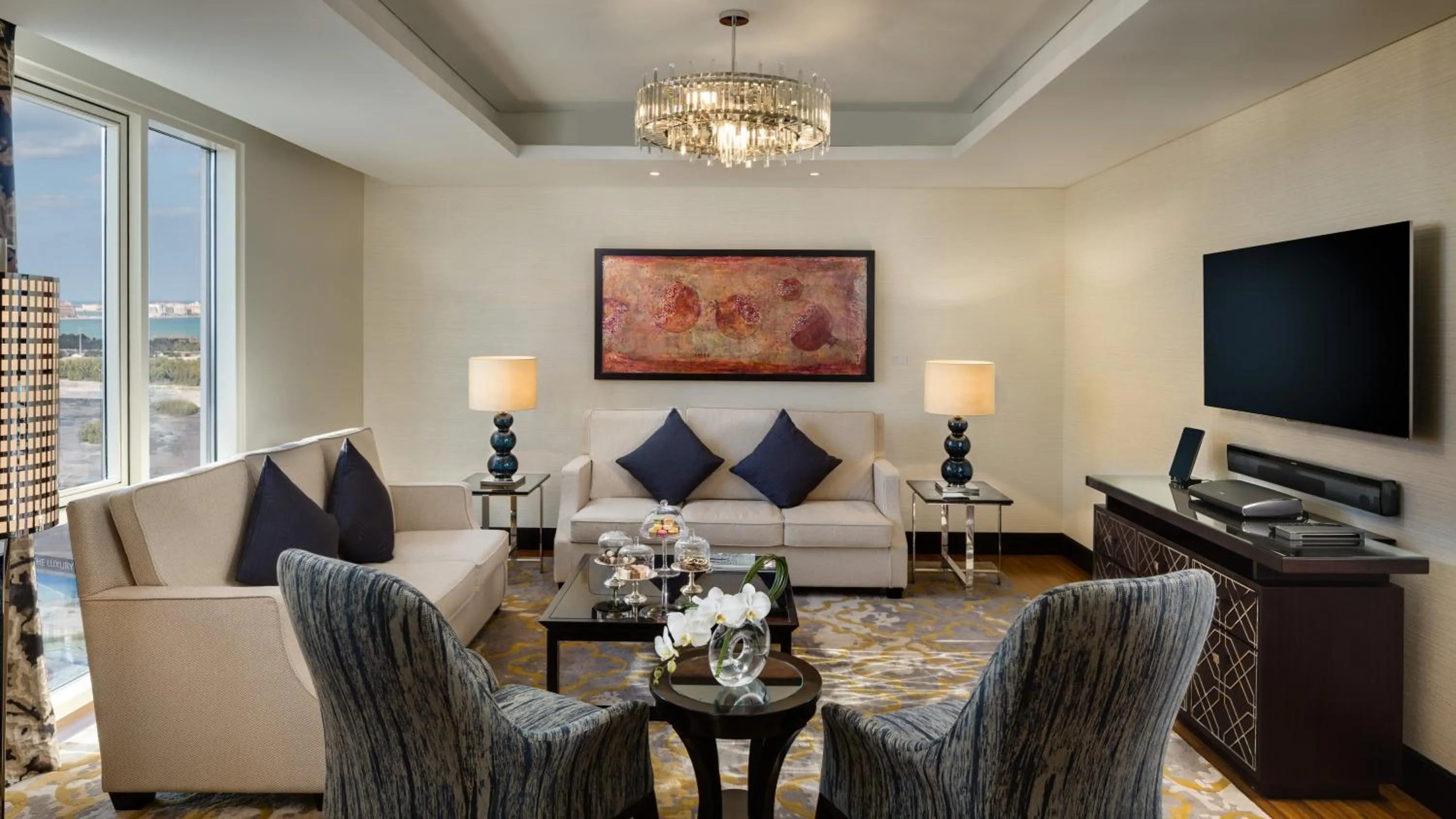Living room in Kempinski Hotel Mall of the Emirates, Dubai