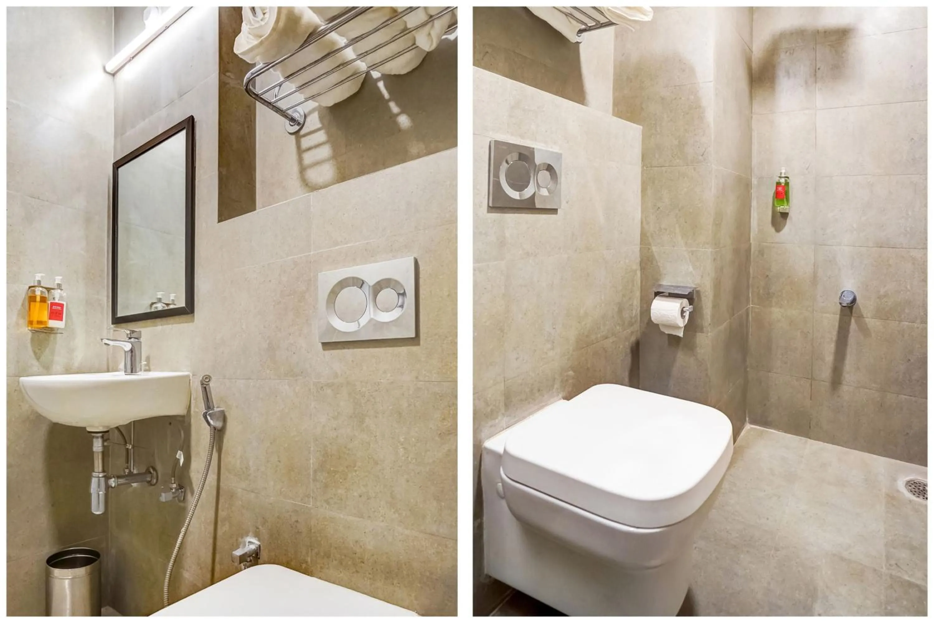 Bathroom in Super Townhouse Sector 19 Fun Republic Mall Indiranagar