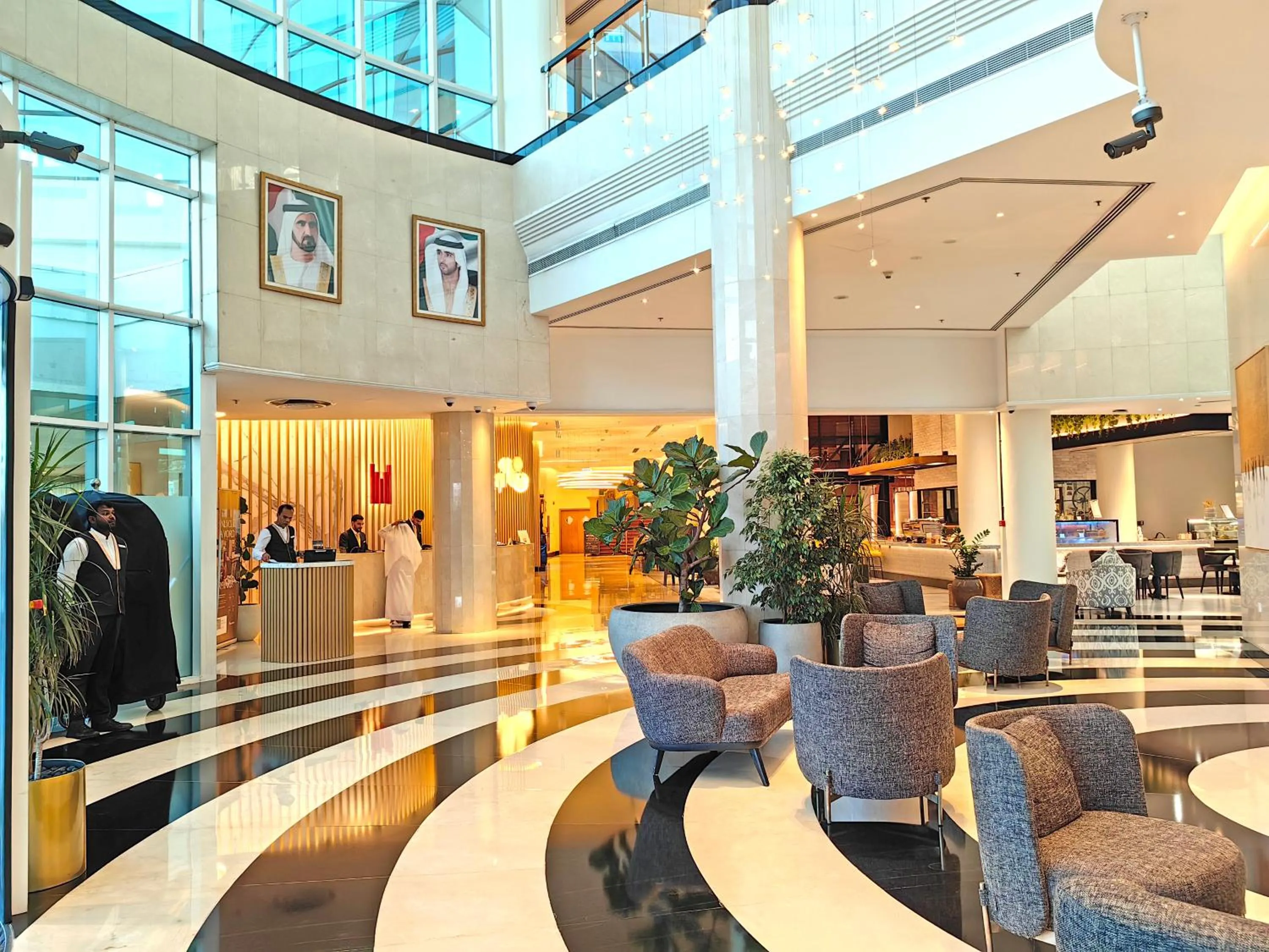 Lobby or reception in Millennium Airport Hotel Dubai