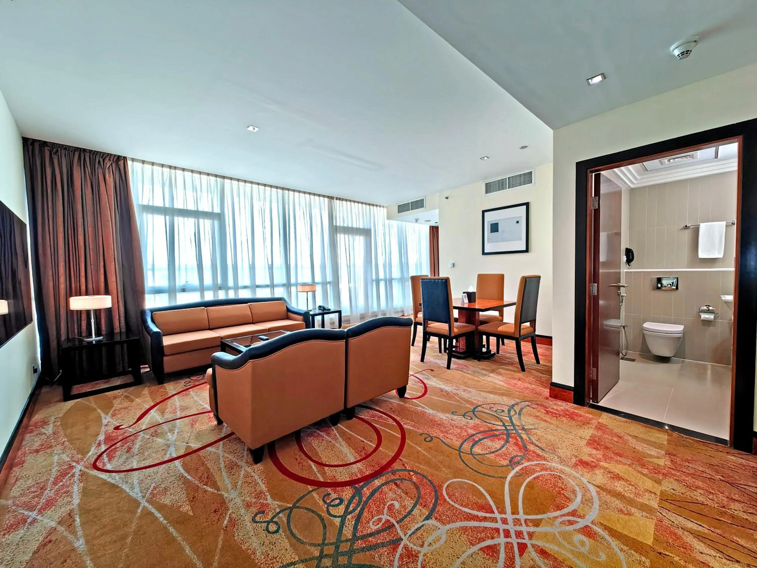 Living room in Millennium Airport Hotel Dubai