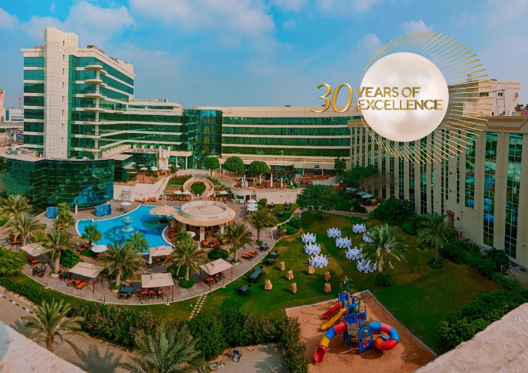 Property building in Millennium Airport Hotel Dubai