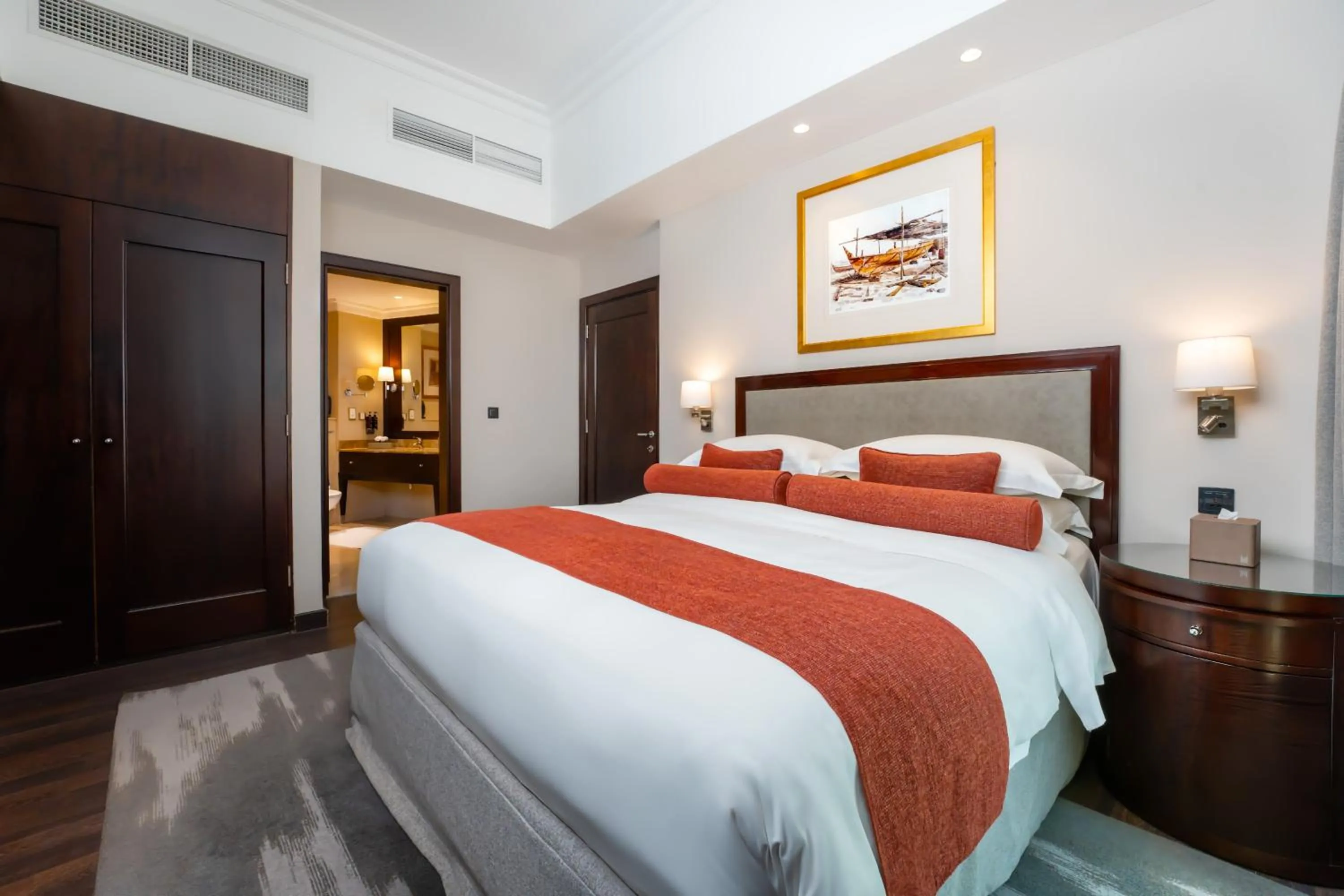 Bed in Millennium Hotel Doha