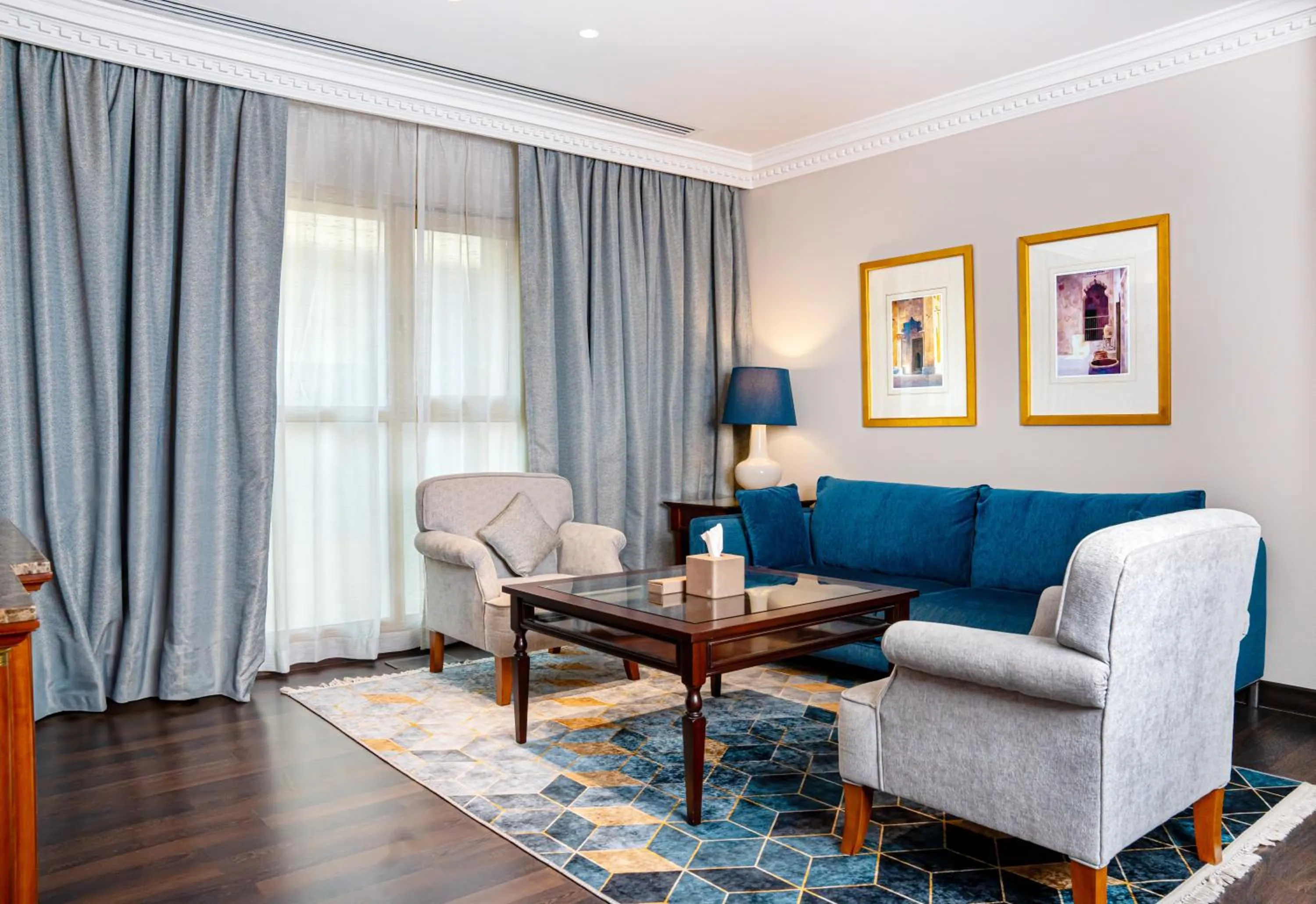 Seating area in Millennium Hotel Doha