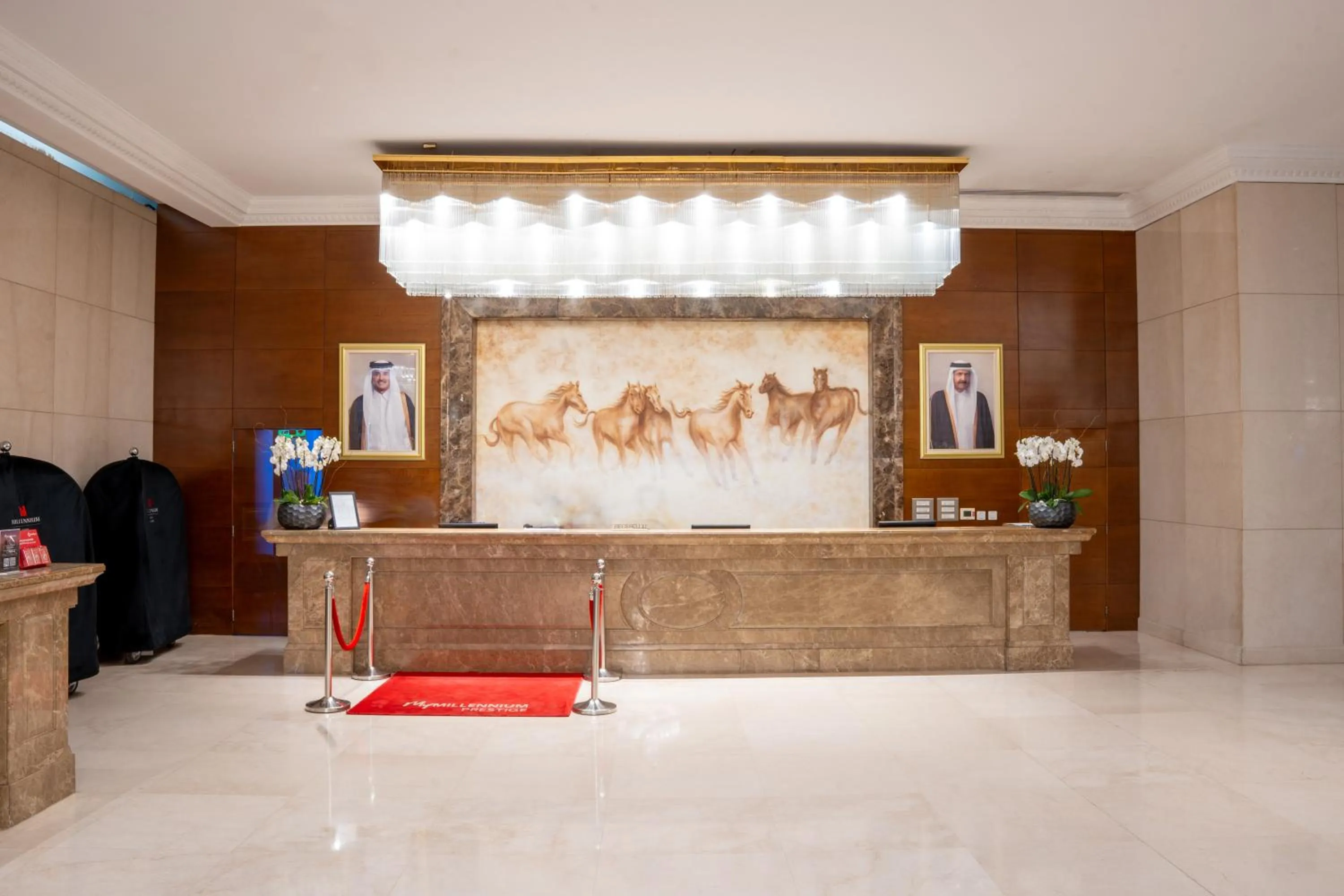 Lobby or reception in Millennium Hotel Doha