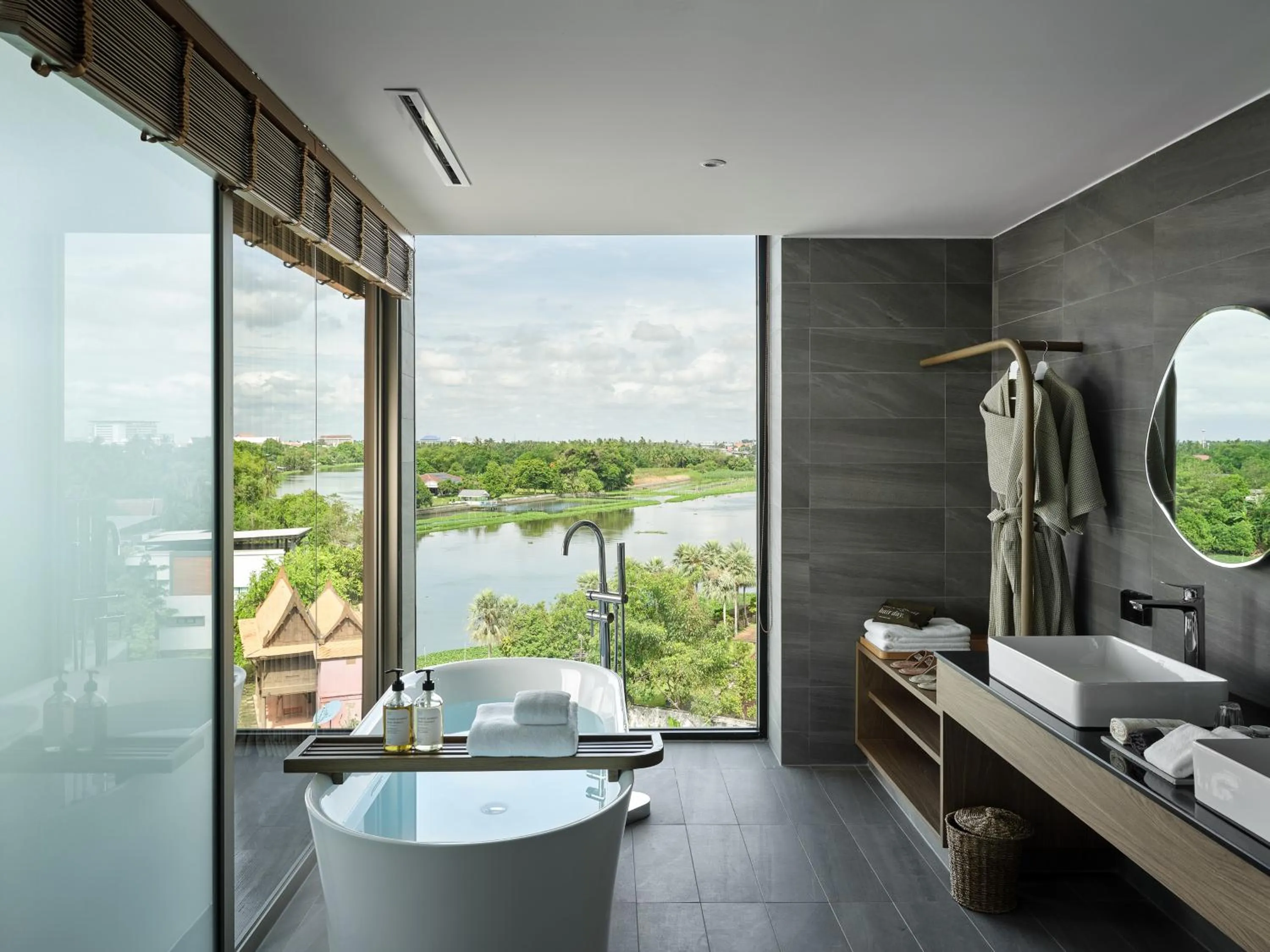 Bathroom in neera retreat hotel