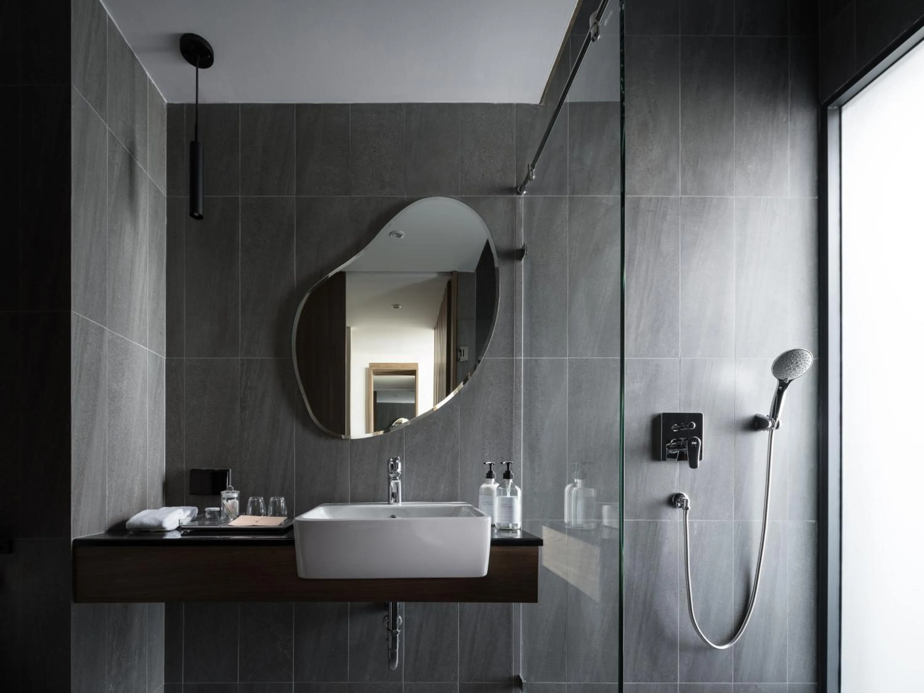 Bathroom in neera retreat hotel