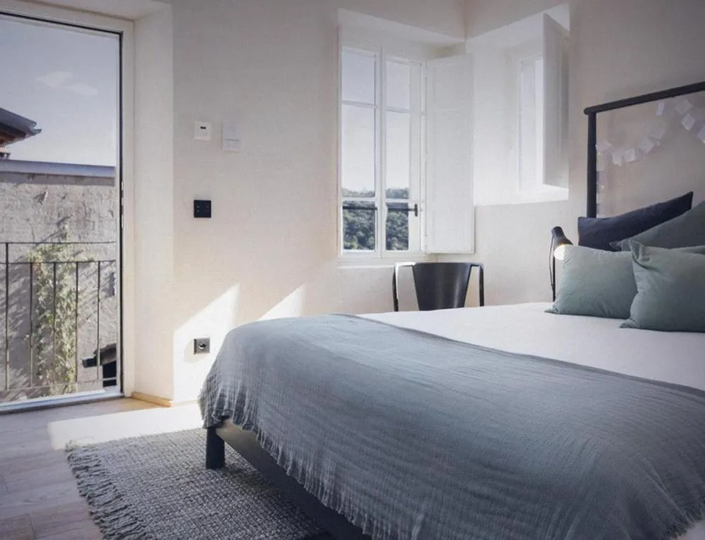 Bedroom, Bed in Locanda San Silvestro - Meride