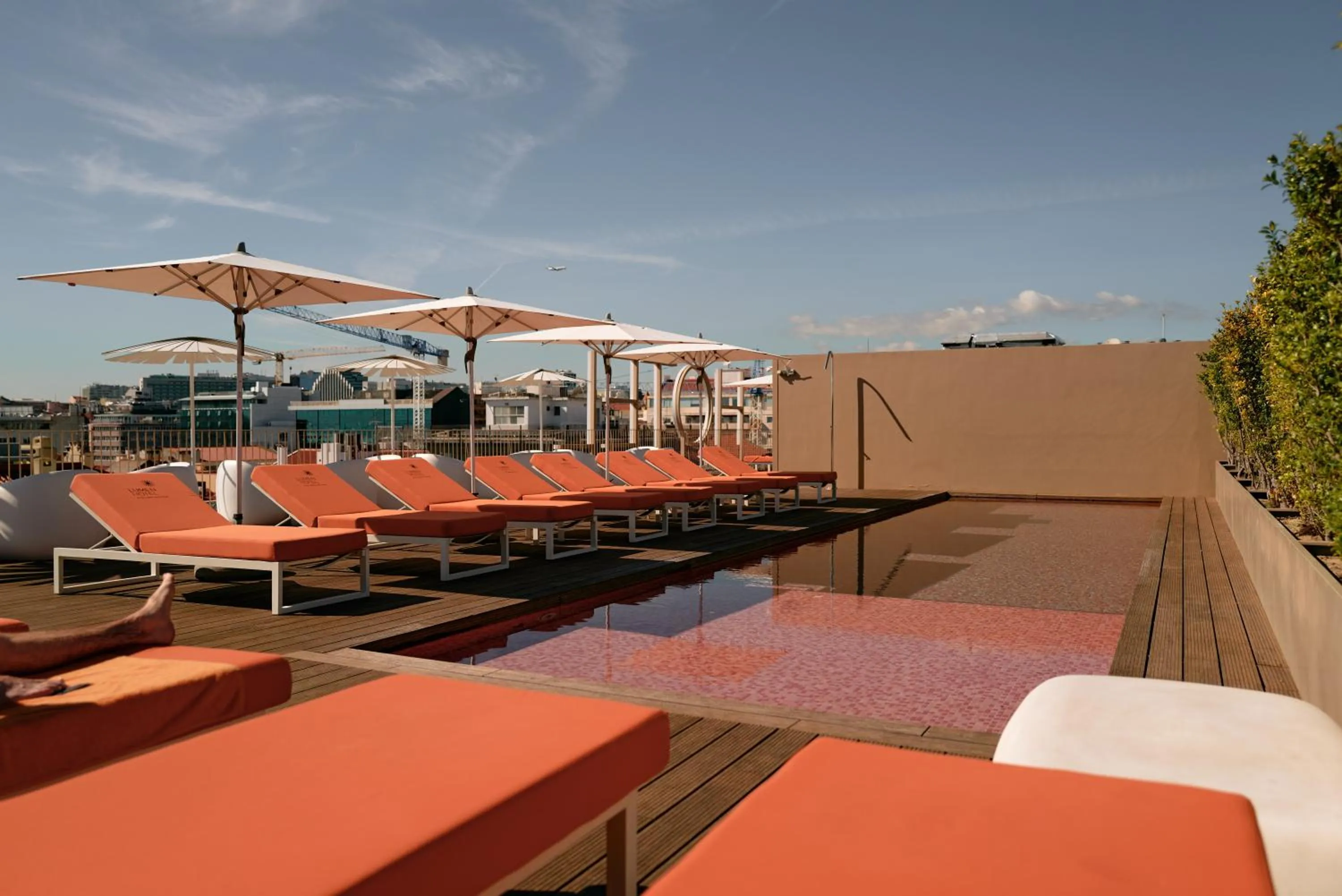 Swimming pool in Lumen Hotel & The Lisbon Light Show