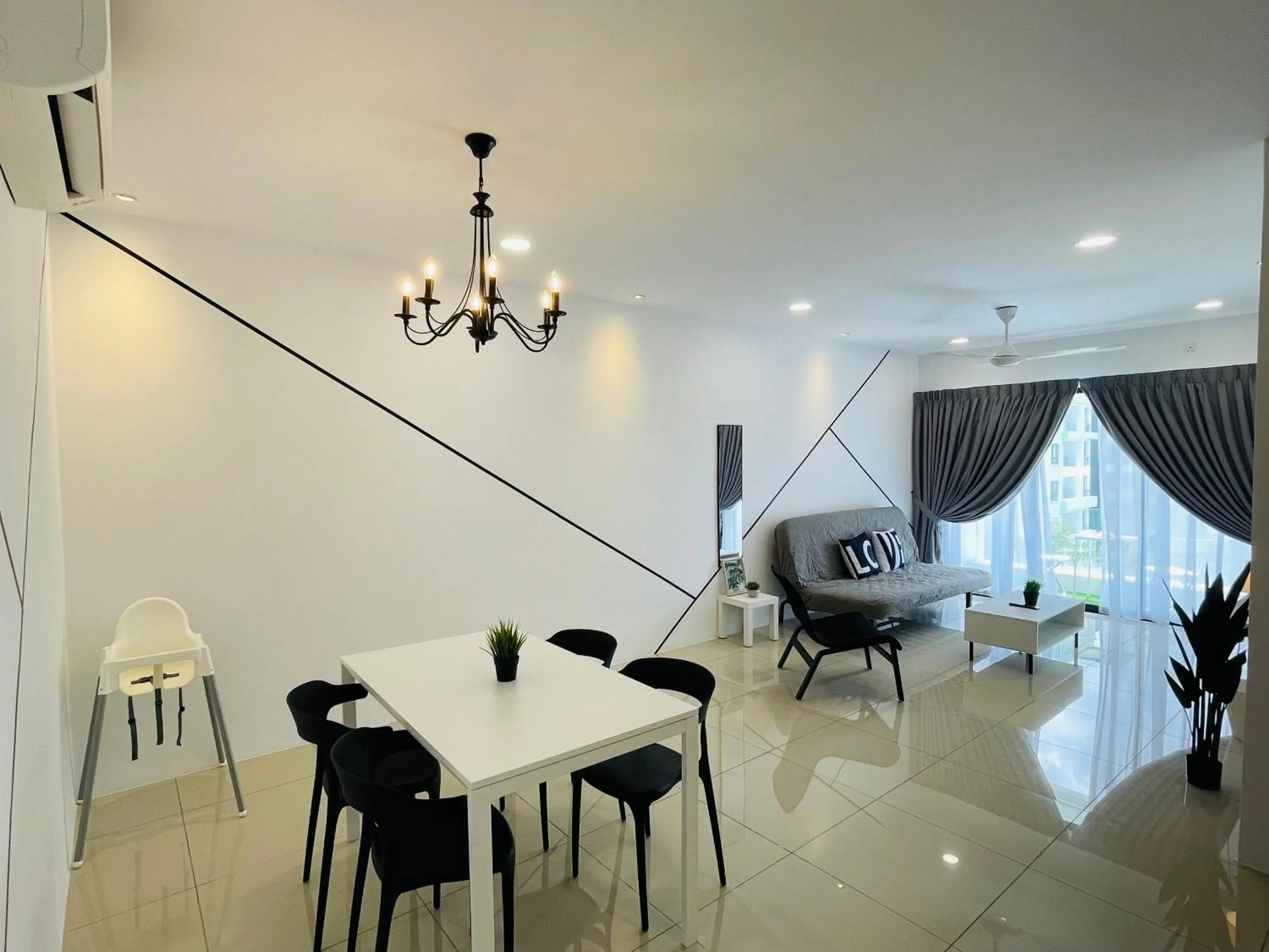 Living room in Ipoh Waterpark Manhattan Premium Suites by IWH Suites