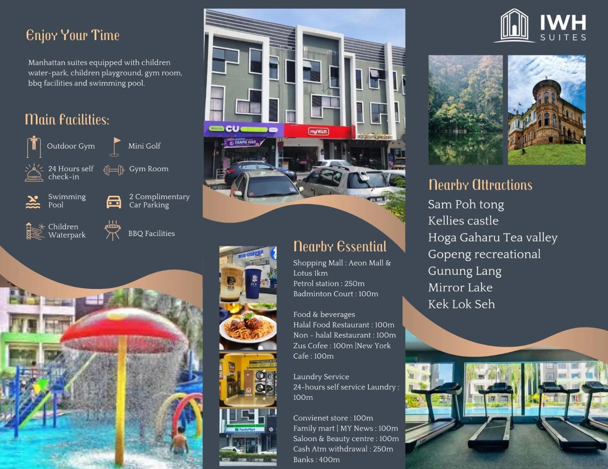 Nearby landmark in Ipoh Waterpark Manhattan Premium Suites by IWH Suites