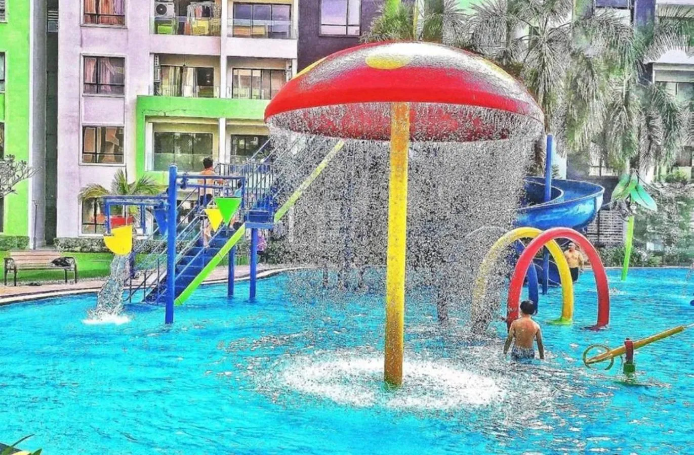 Aqua park in Ipoh Waterpark Manhattan Premium Suites by IWH Suites