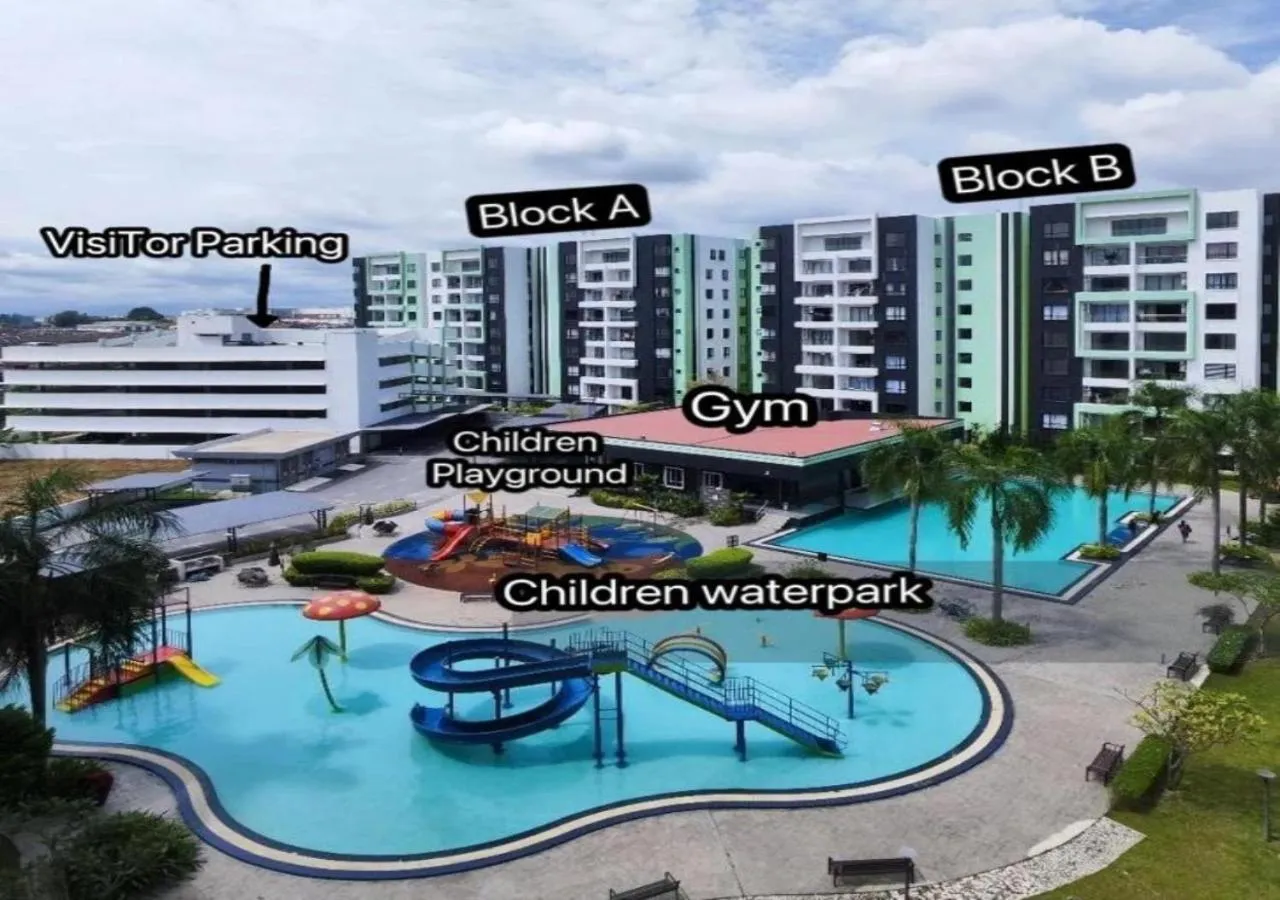 Aqua park in Ipoh Waterpark Manhattan Premium Suites by IWH Suites