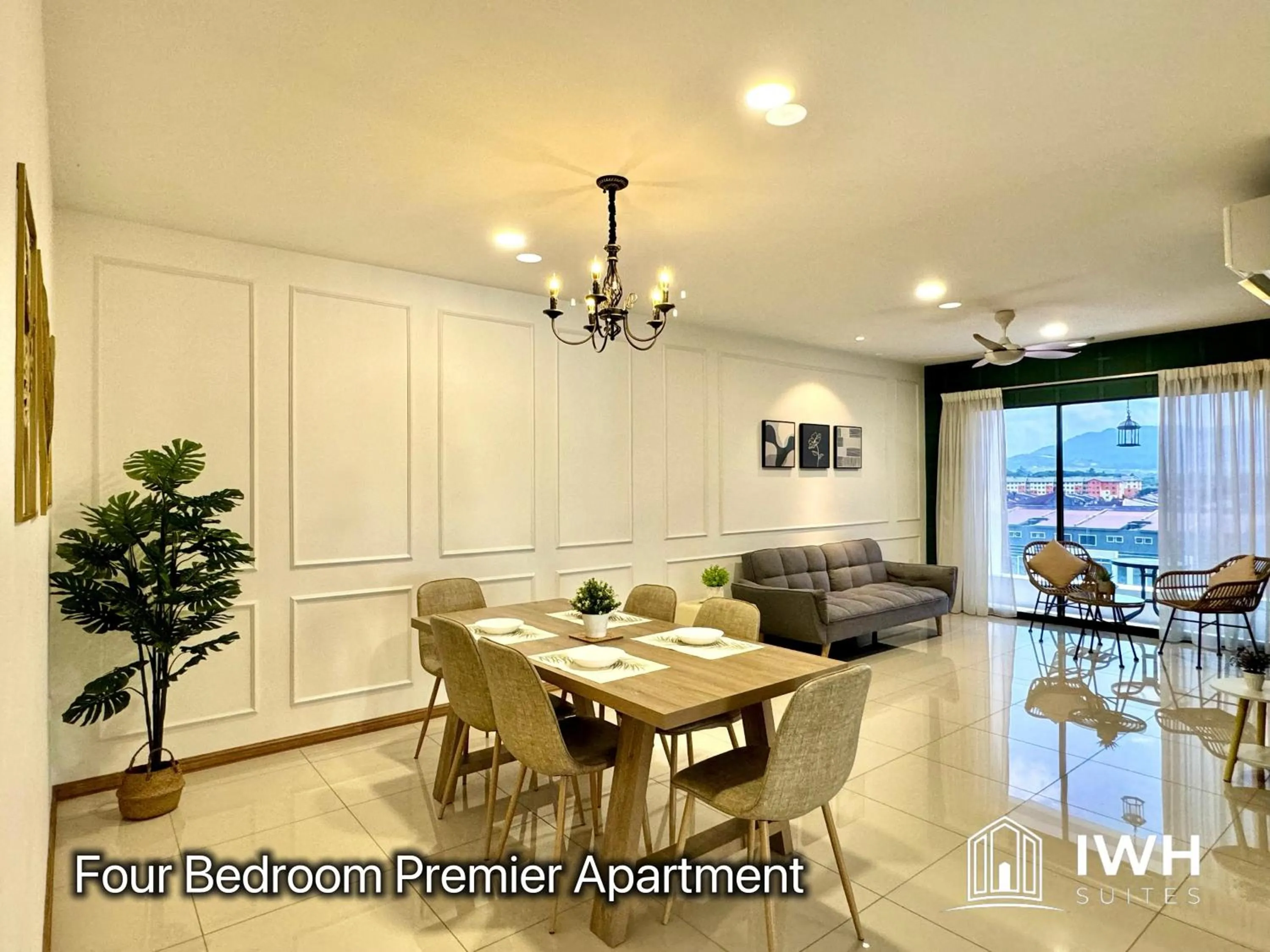 Communal lounge/ TV room in Ipoh Waterpark Manhattan Premium Suites by IWH Suites