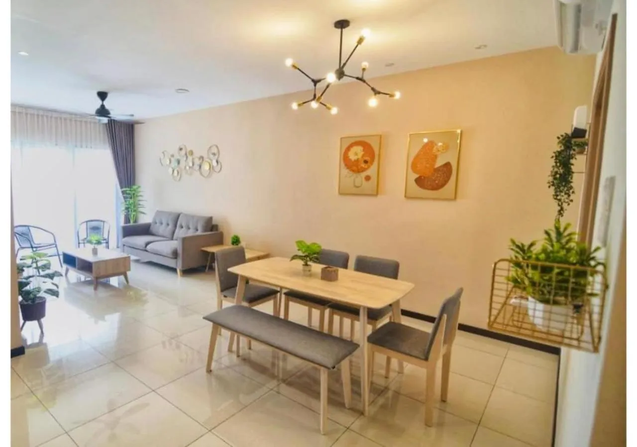 Dining area in Ipoh Waterpark Manhattan Premium Suites by IWH Suites