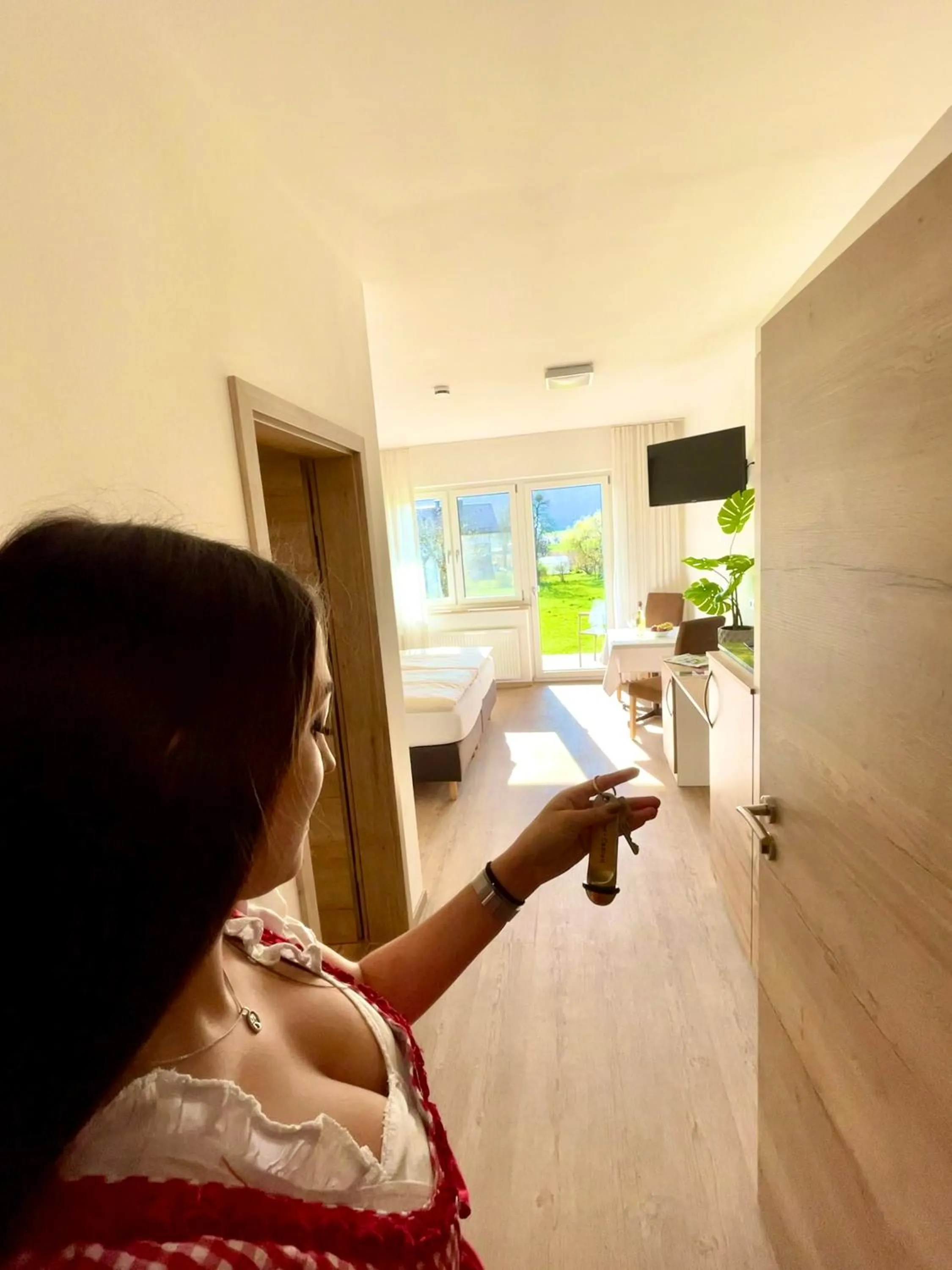 Photo of the whole room, Bed in Römercastell Wirtshaus & Hotel