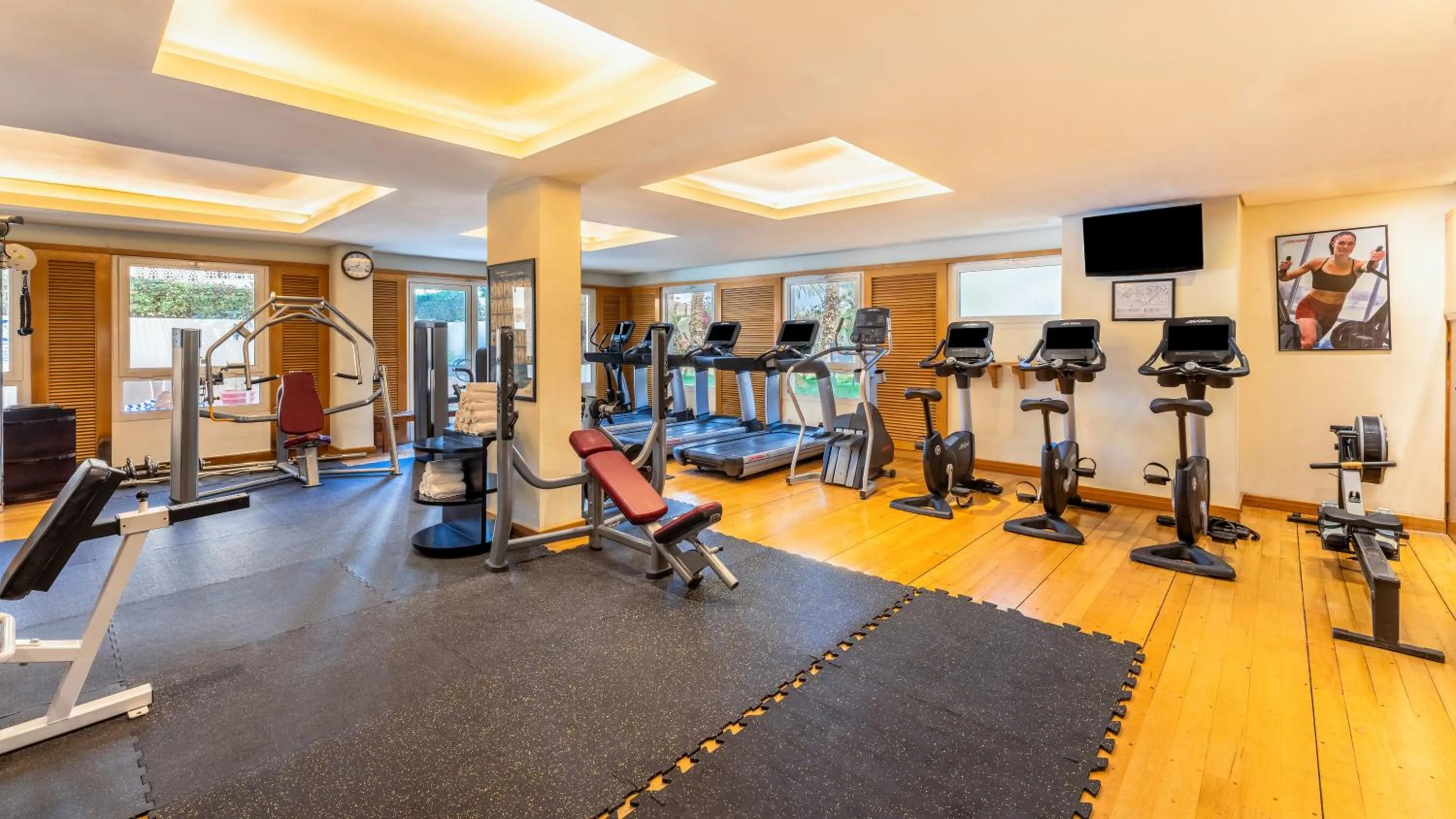 Fitness centre/facilities in Mövenpick Hotel Doha