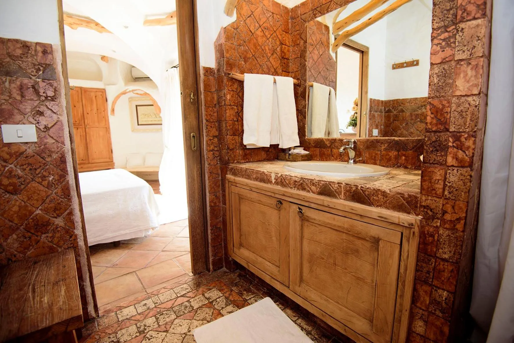 Bathroom in B&B Villa Aurora