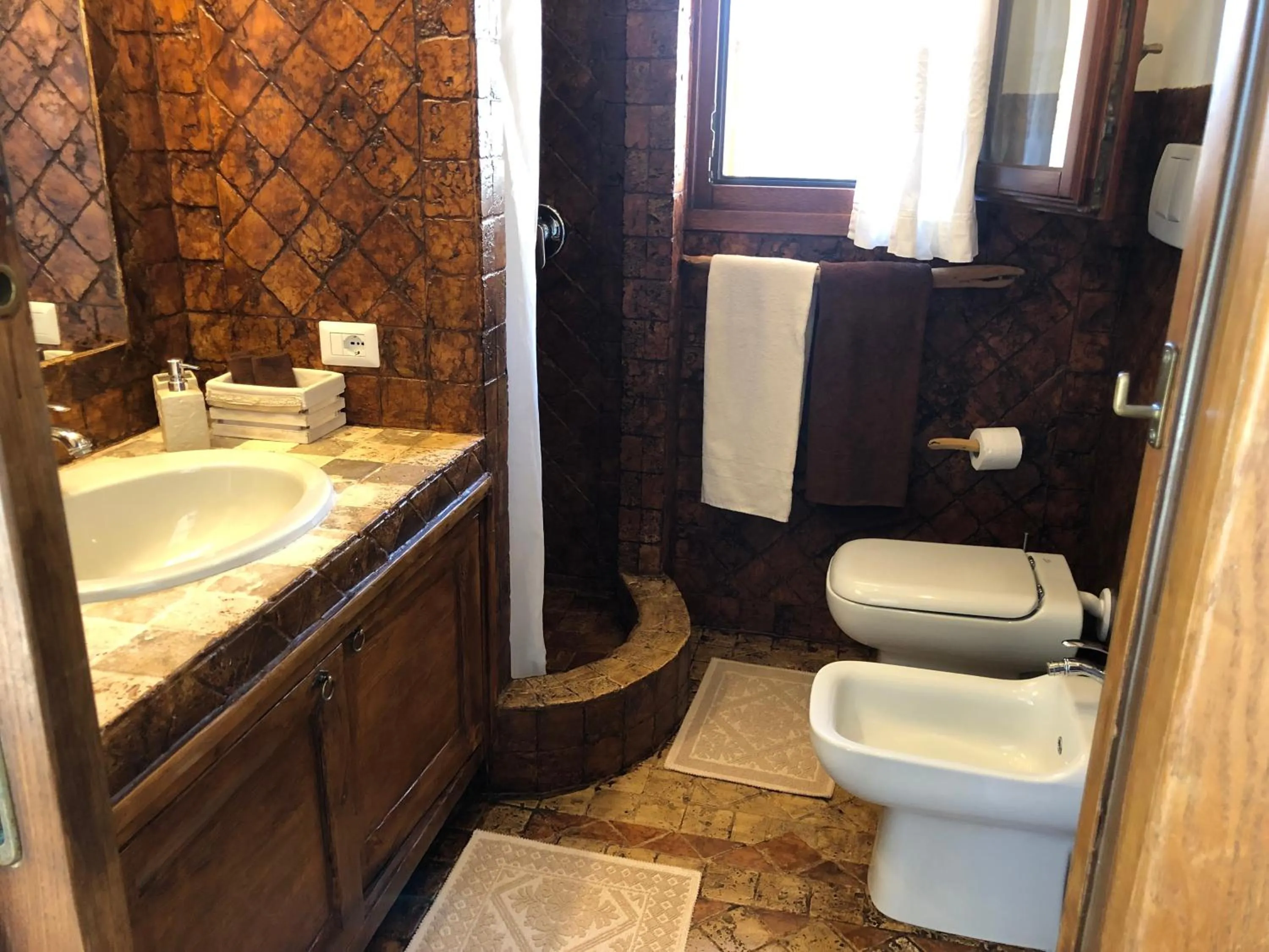 Bathroom in B&B Villa Aurora