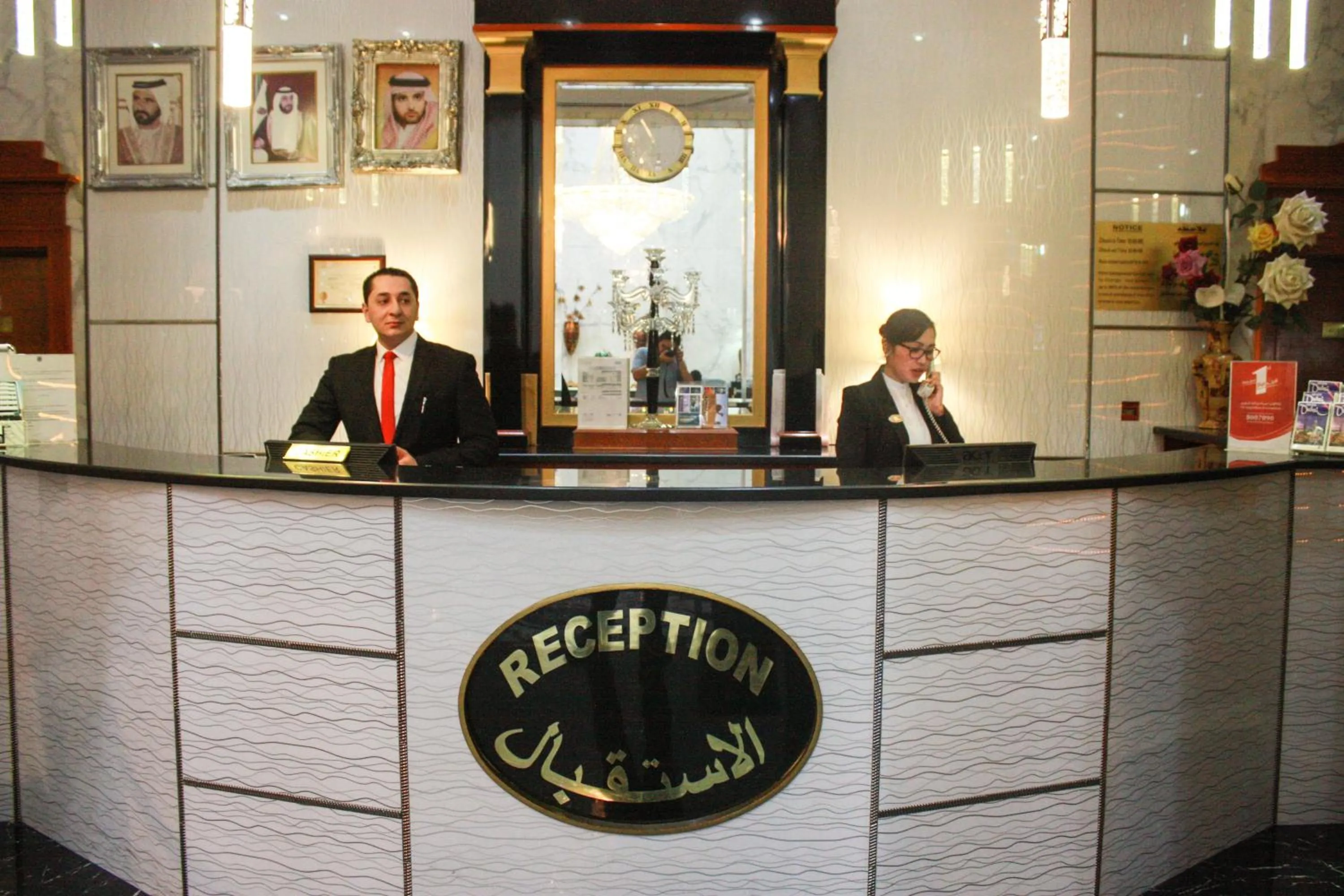 Staff in Grand Mayfair Hotel