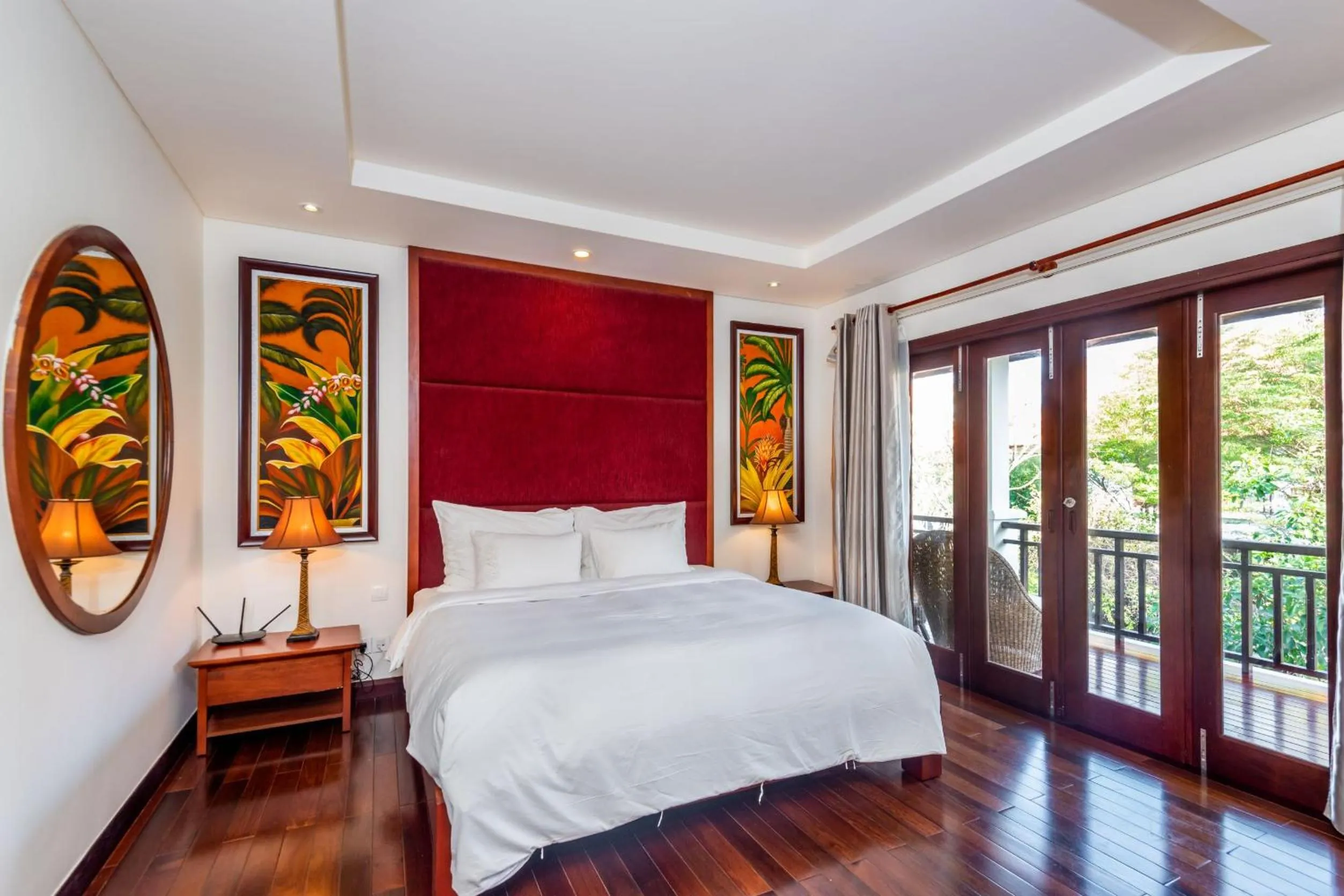 Bed in Abogo Resort Villas Luxury Da Nang