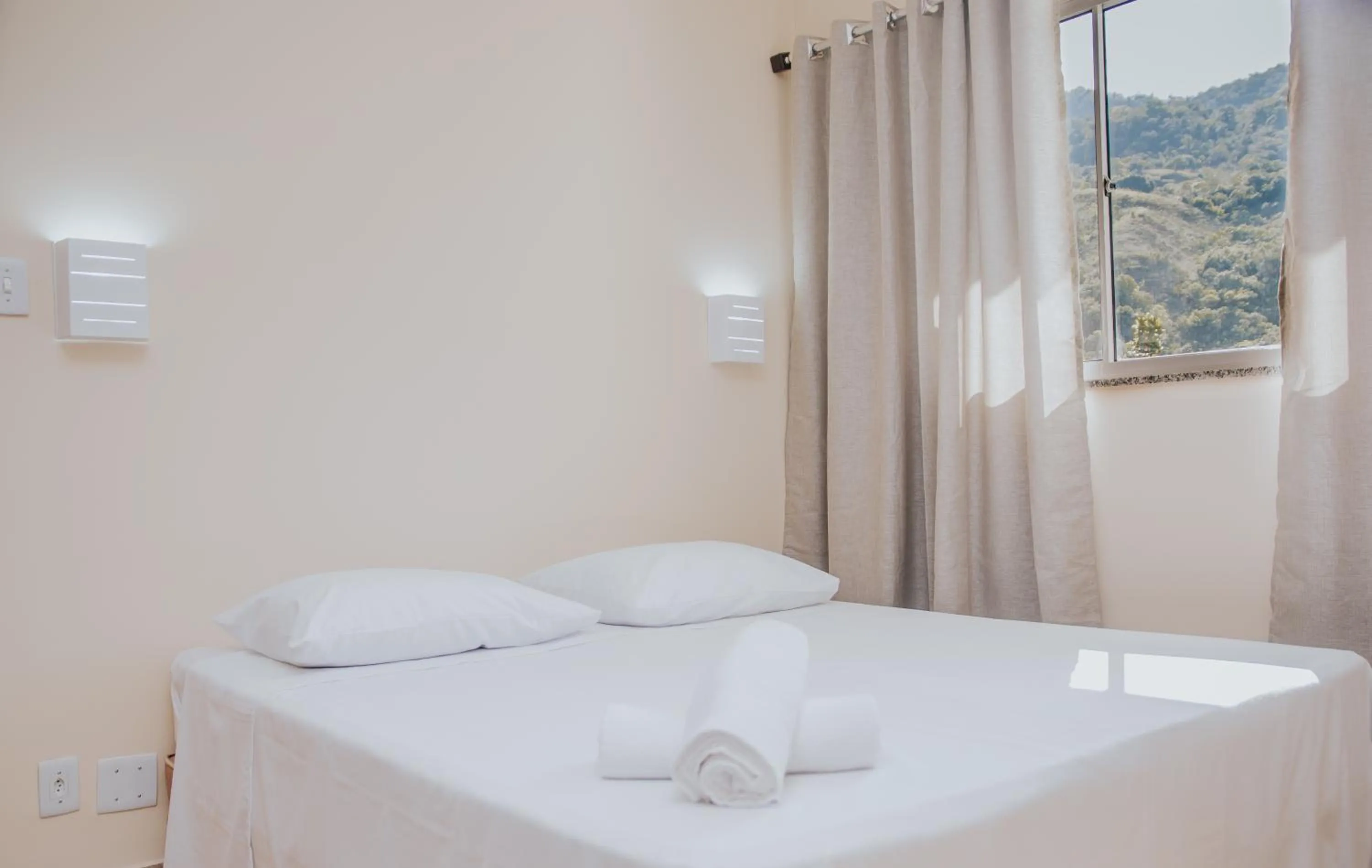 Bed in Pousada La Brisa