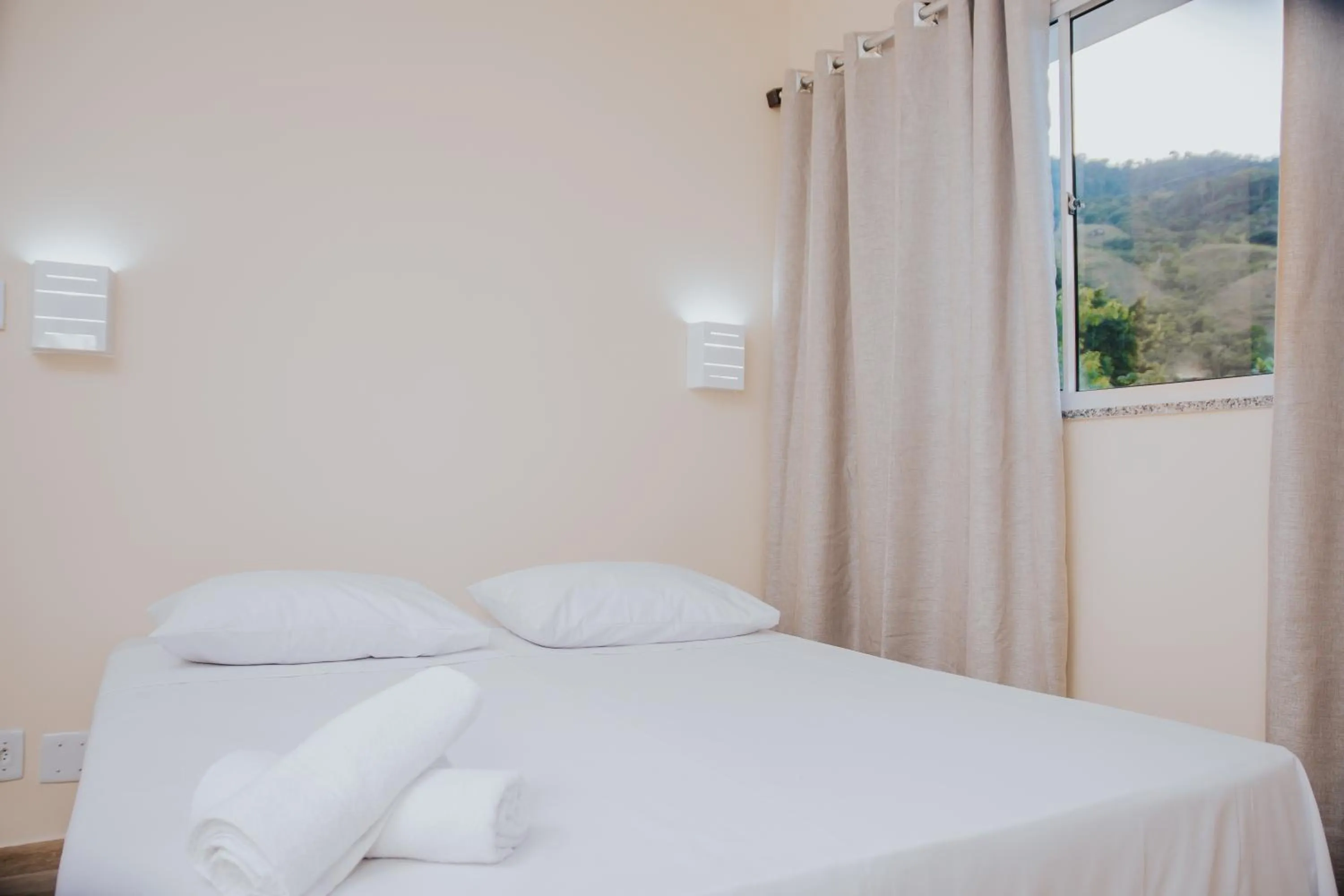 Bed in Pousada La Brisa