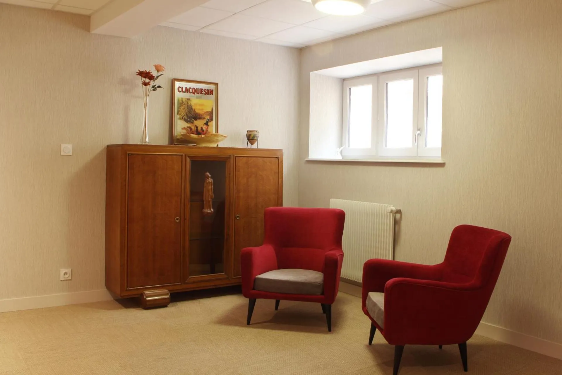 Lobby or reception in Hotel De L'Abbaye