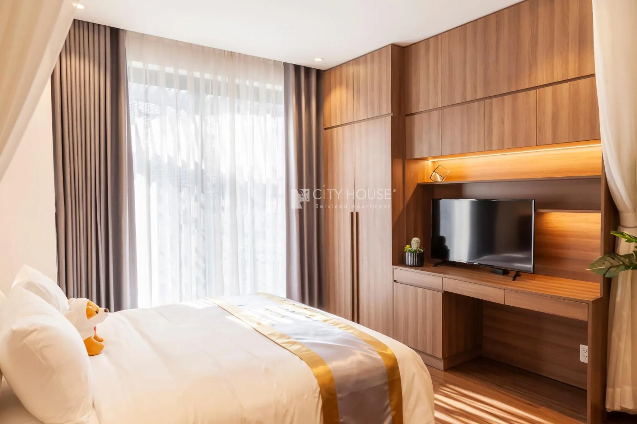 TV and multimedia, Bed in CityHouse - Kim Nguyên