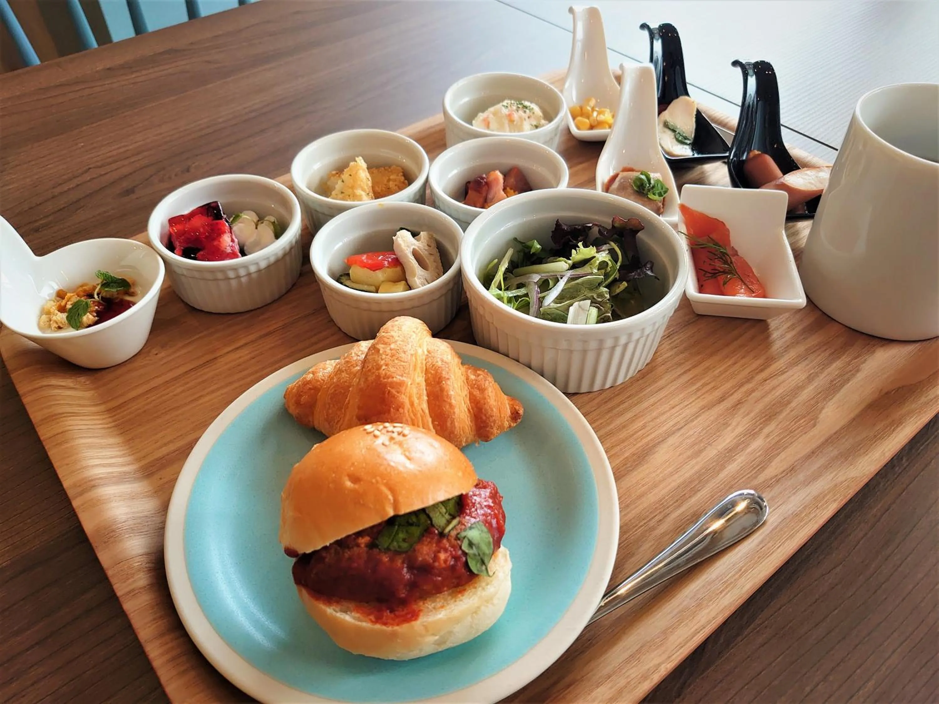 Buffet breakfast in Green Rich Hotel Miyazaki Tachibandori 2 (Artificial hot spring Futamata Yunohana)