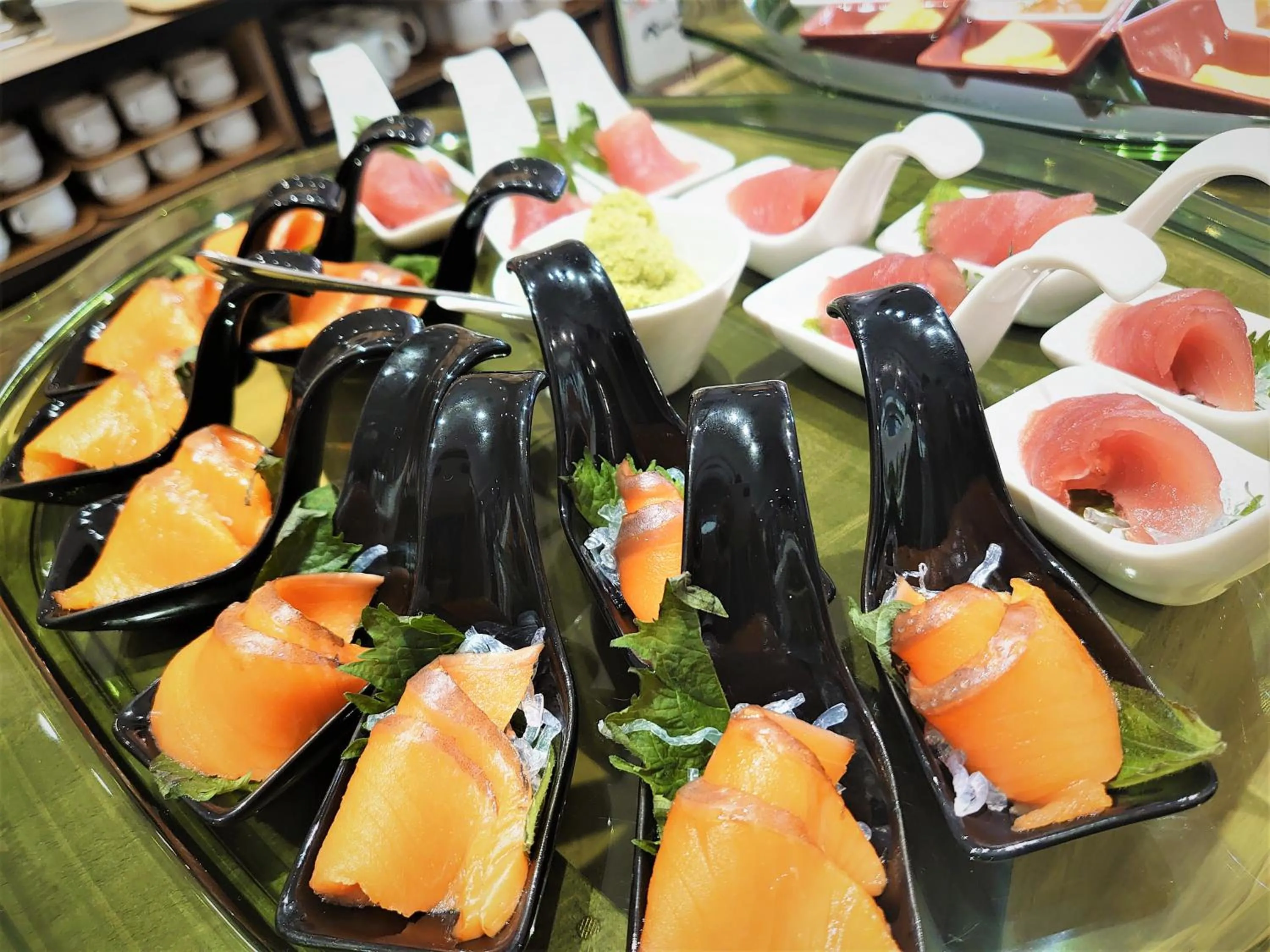 Buffet breakfast in Green Rich Hotel Miyazaki Tachibandori 2 (Artificial hot spring Futamata Yunohana)