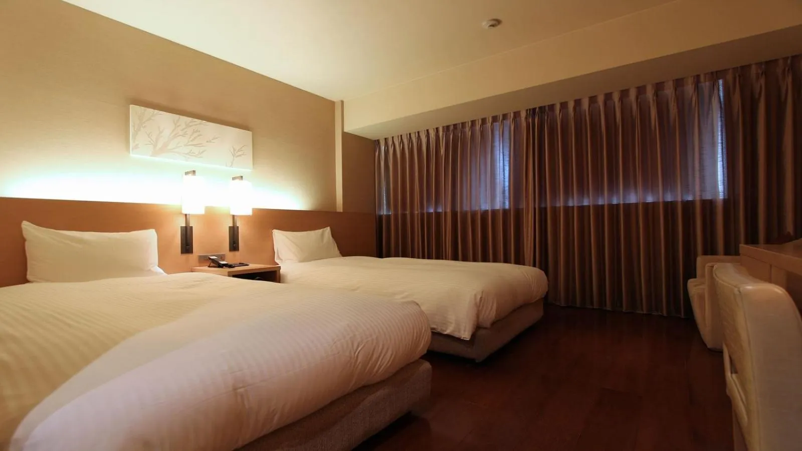 Bed in KOKO HOTEL Fukuoka Tenjin